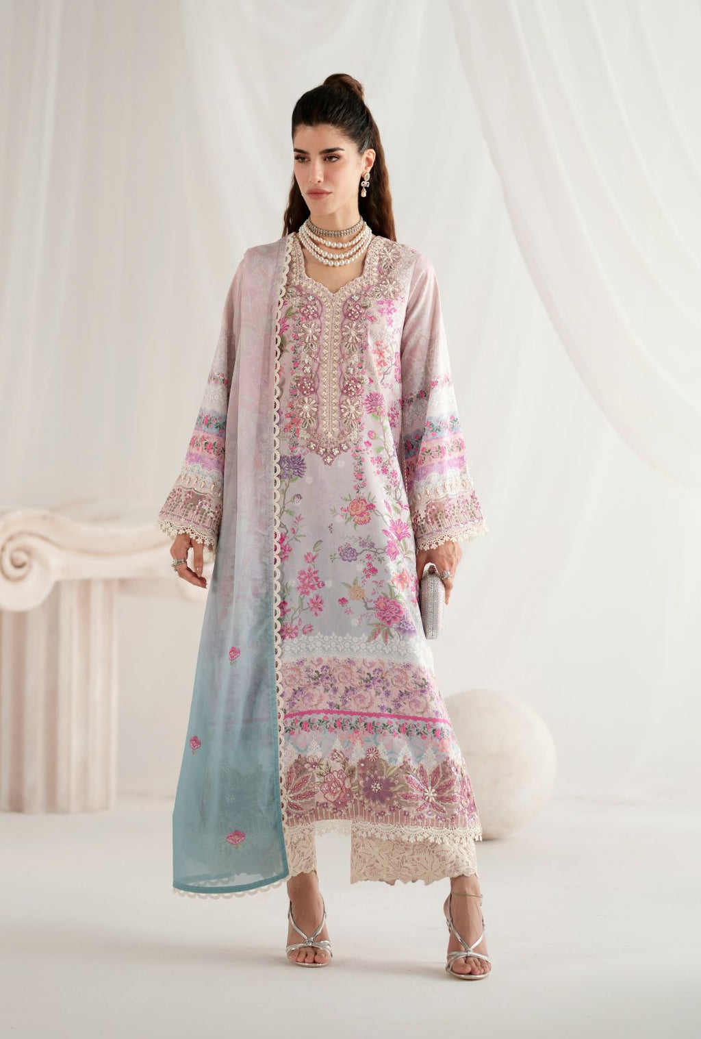 FLORIS Pakistani Designer Dress