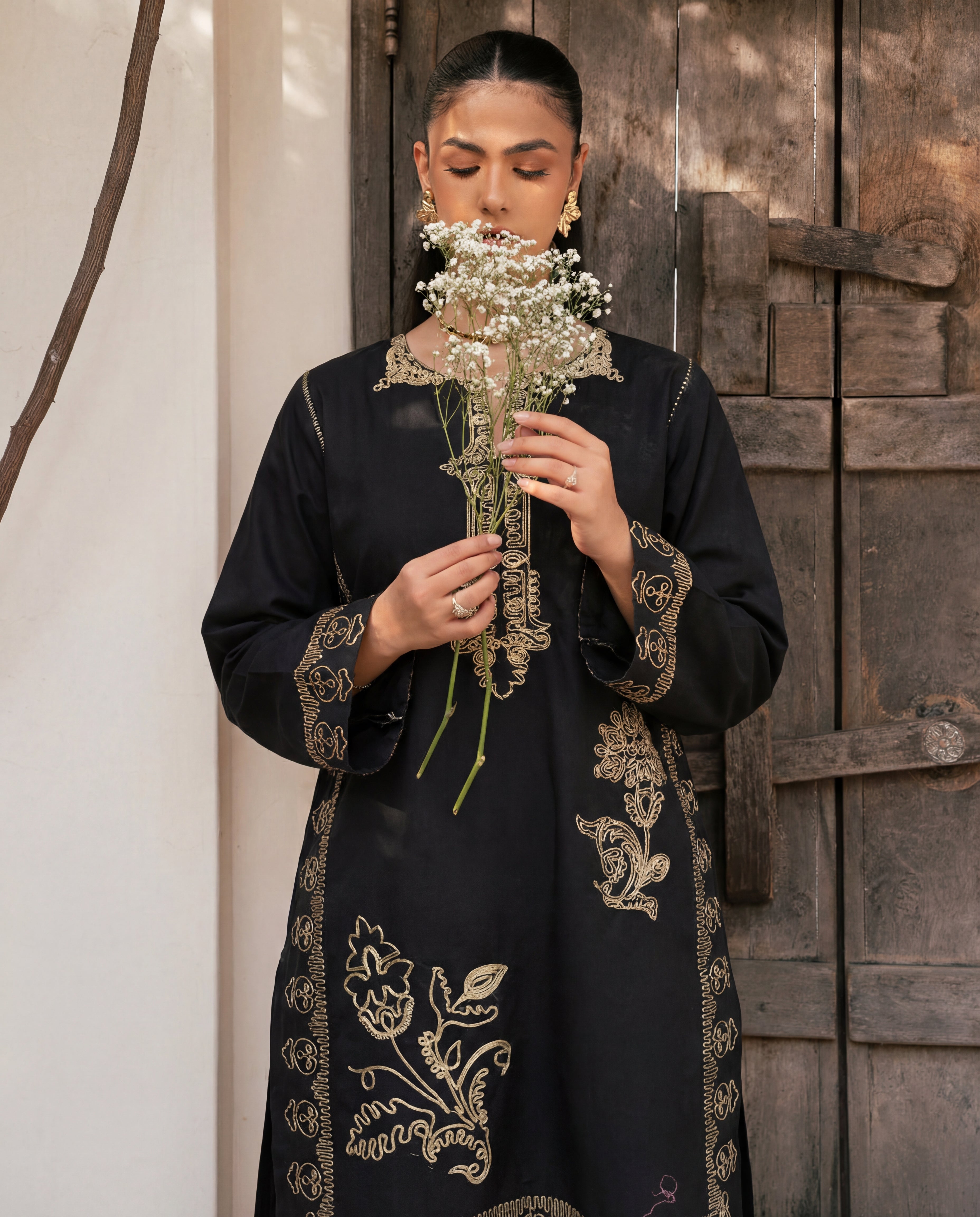 Falak Premium Fabric Pakistani Summer Dresses - Sahiba-clothing - 2