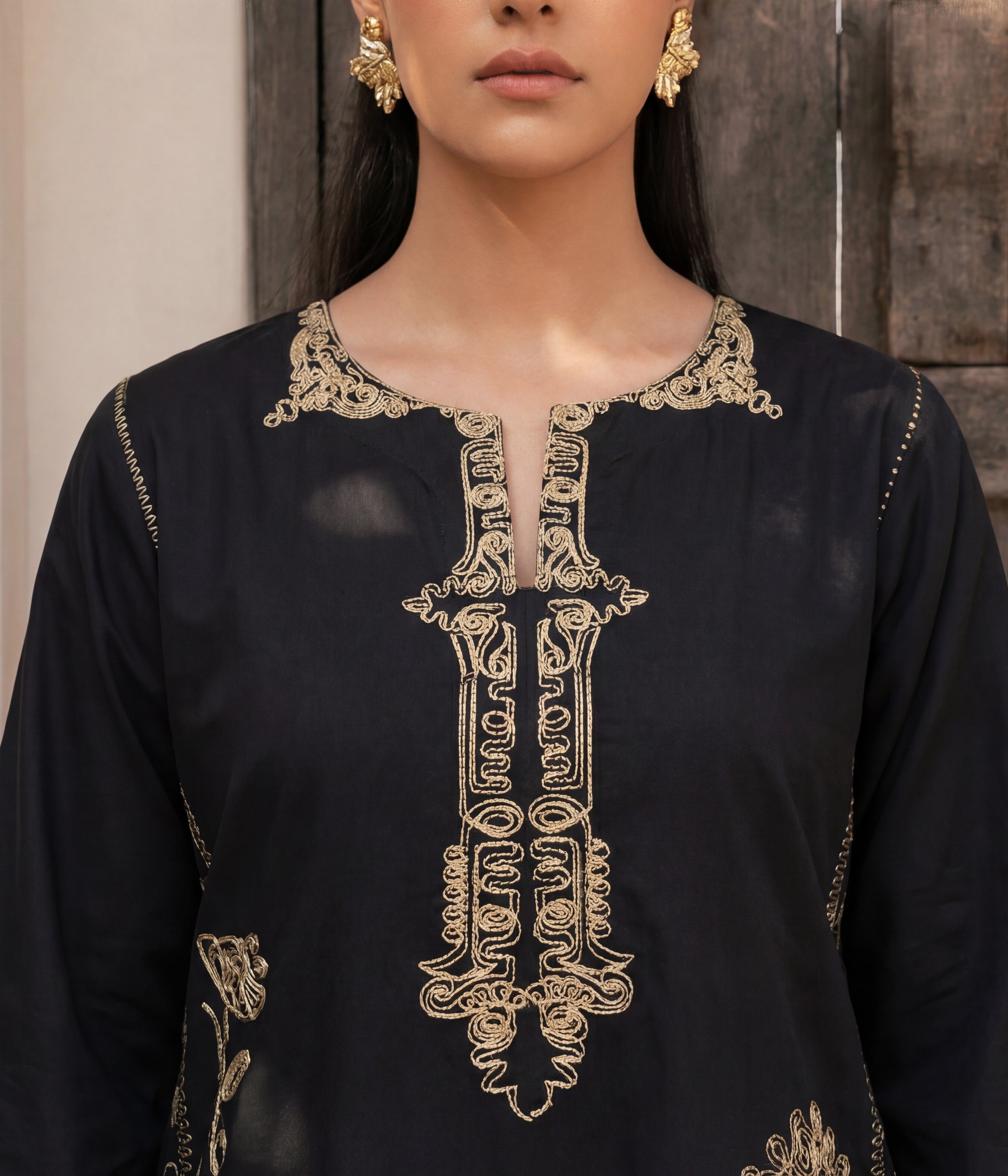 Falak Premium Fabric Pakistani Summer Dresses - Sahiba-clothing - 4