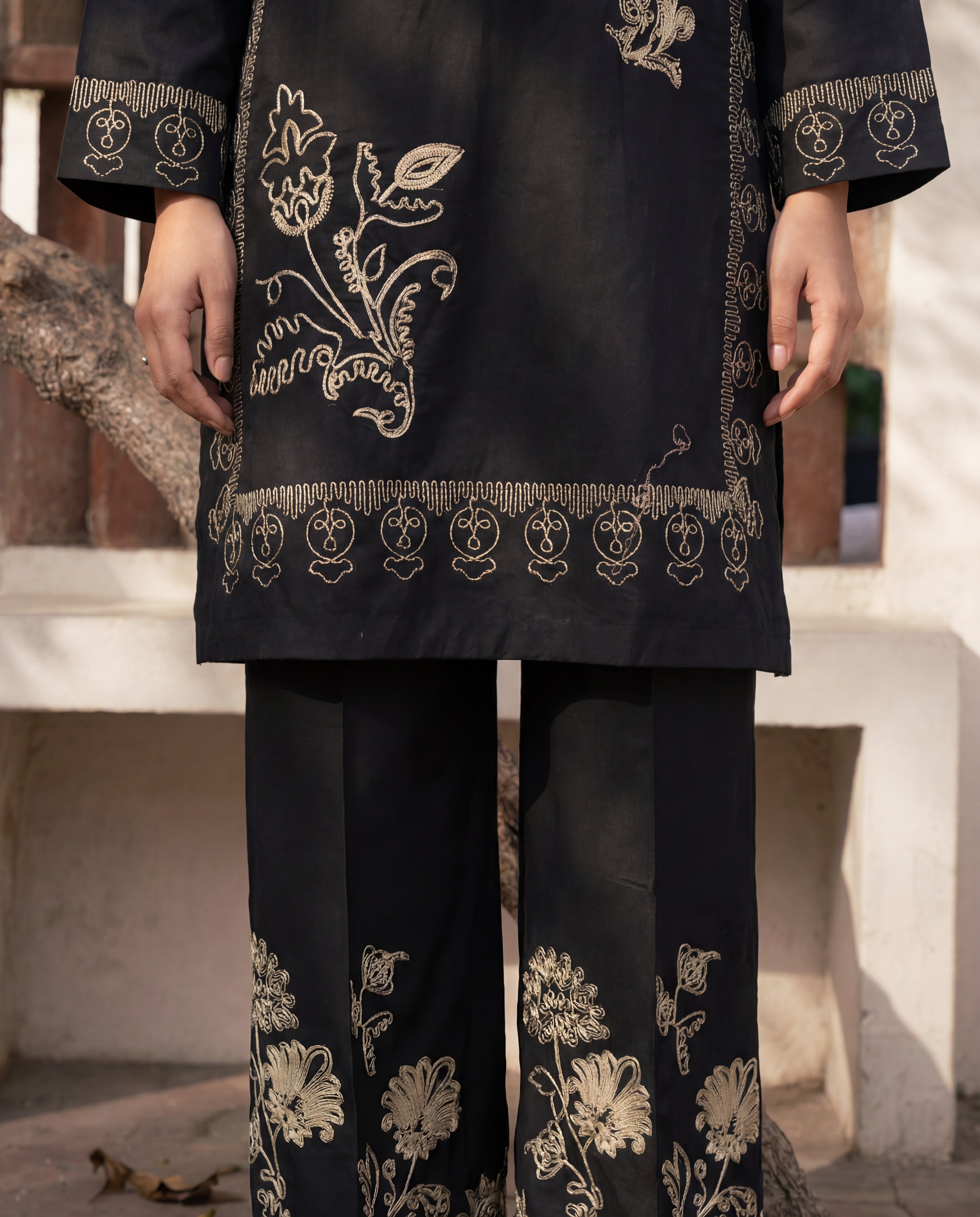 Falak Premium Fabric Pakistani Summer Dresses - Sahiba-clothing - 3