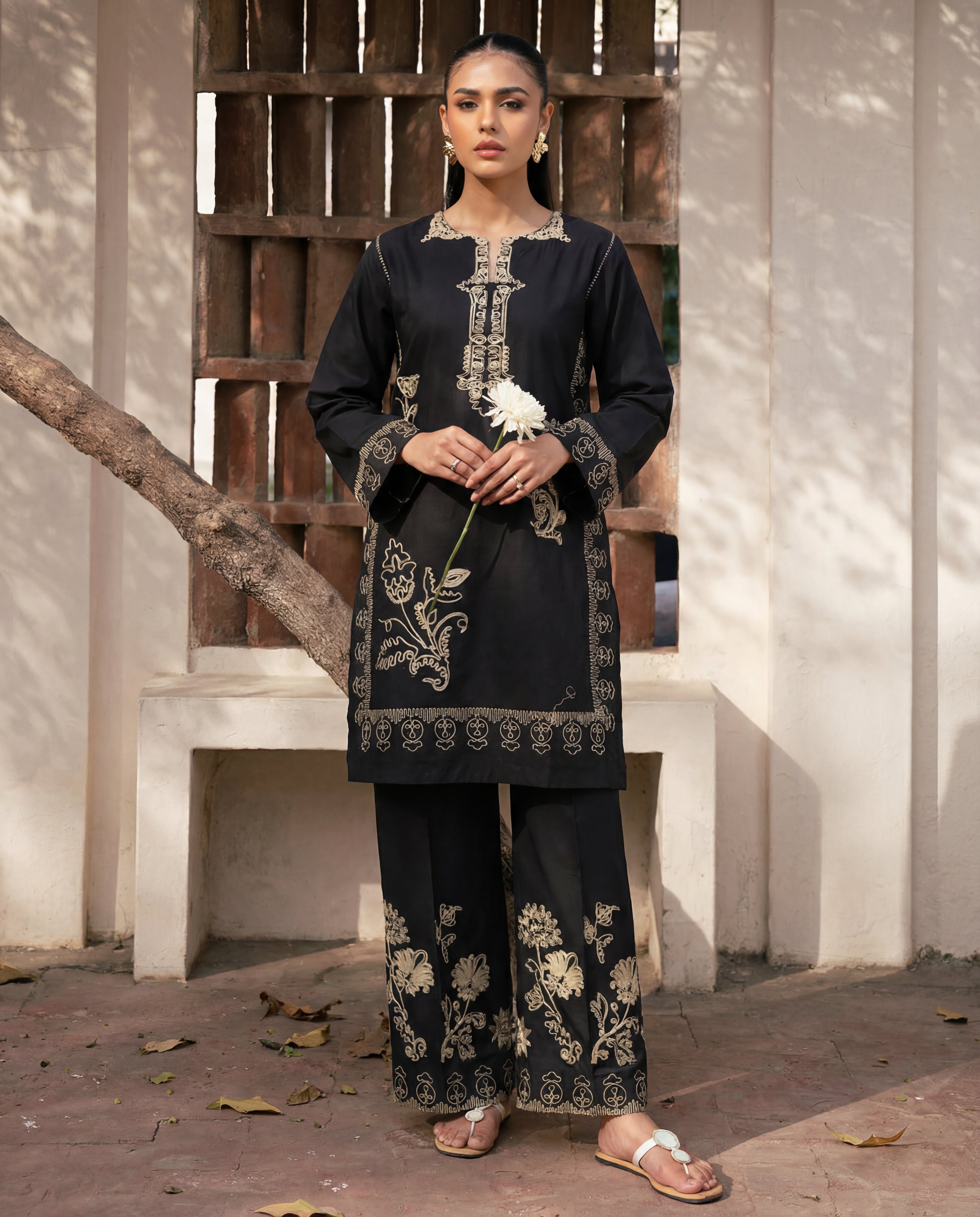 Falak Premium Fabric Pakistani Summer Dresses - Sahiba-clothing - 1