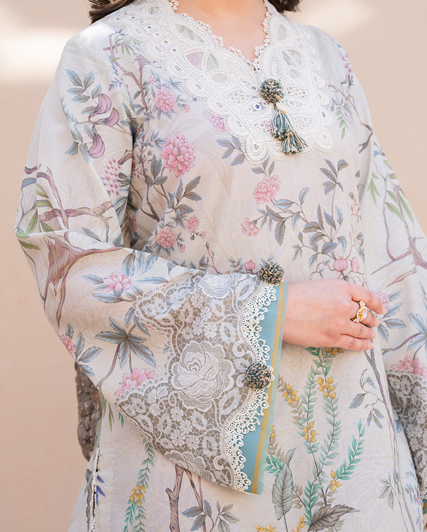 Flora Grace Organza Women Clothing - Roheenaz - 3