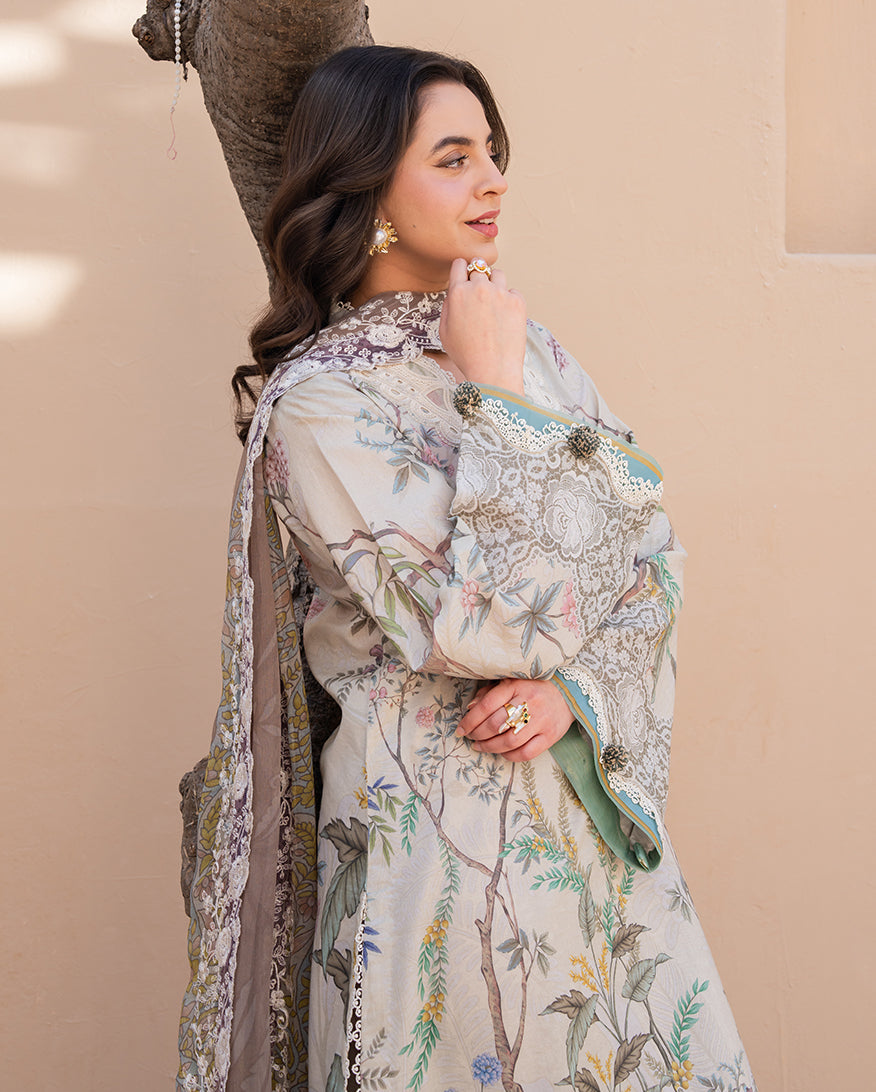 Flora Grace Organza Women Clothing - Roheenaz - 4