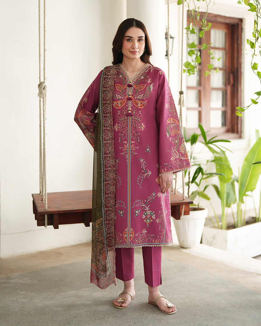 Floral Garden Organza Women Clothing - Roheenaz - 1