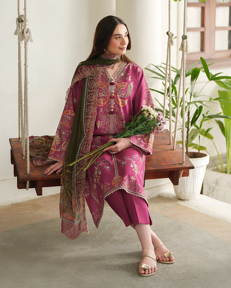 Floral Garden Organza Women Clothing - Roheenaz - 6