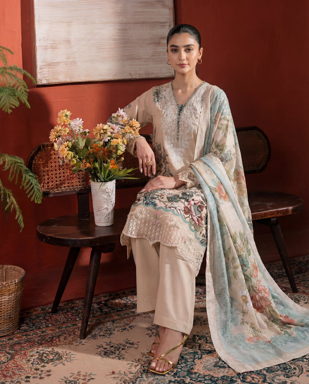 Forever Premium Fabric Pakistani Summer Dresses - Sahiba-clothing - 2