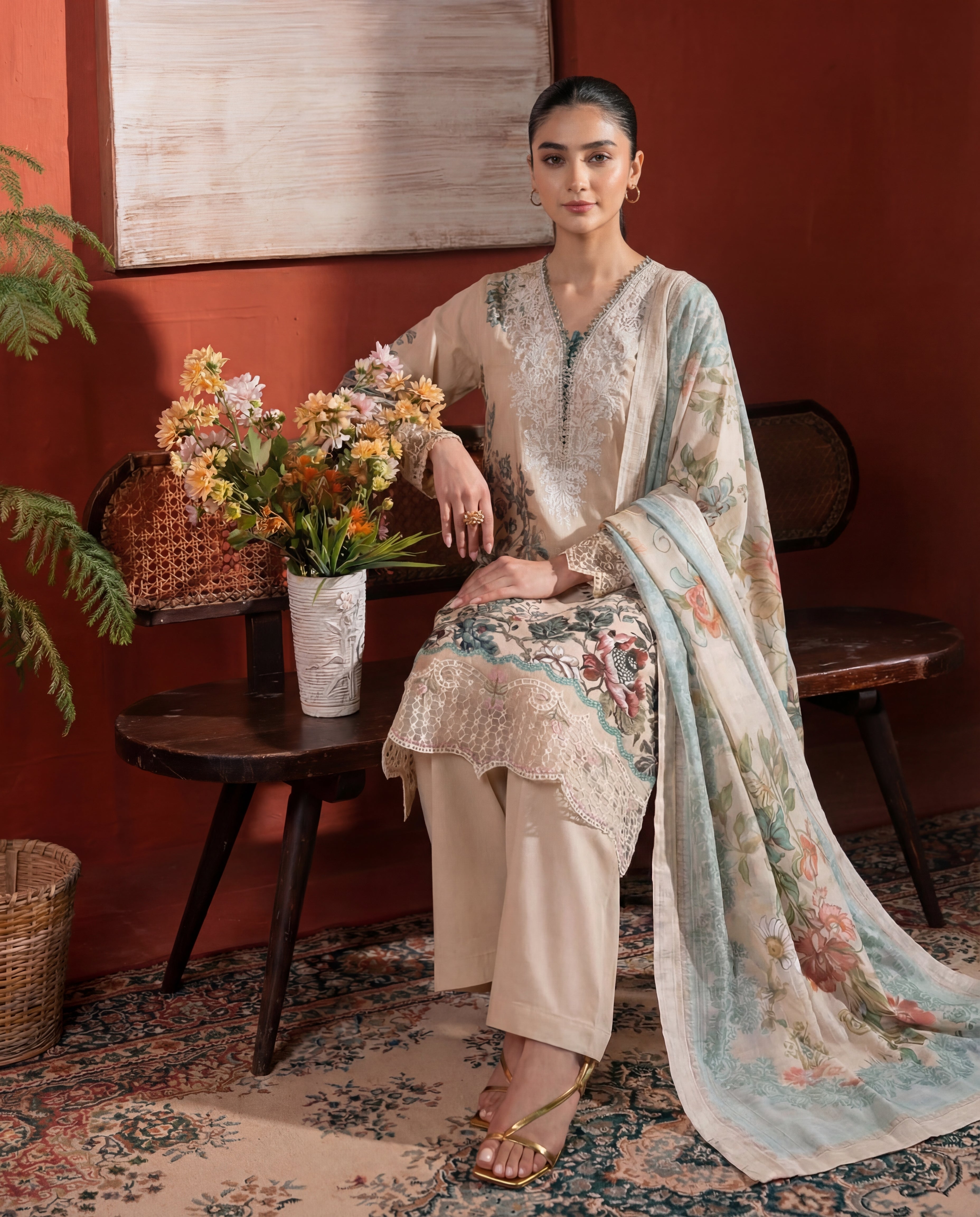 Forever Premium Fabric Pakistani Summer Dresses - Sahiba-clothing - 2