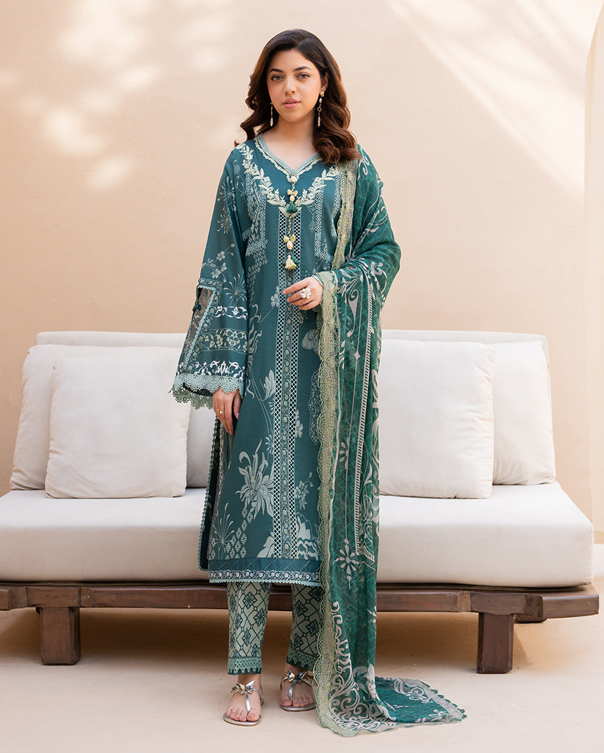 Gardenia Veil Organza Women Clothing - Roheenaz - 1