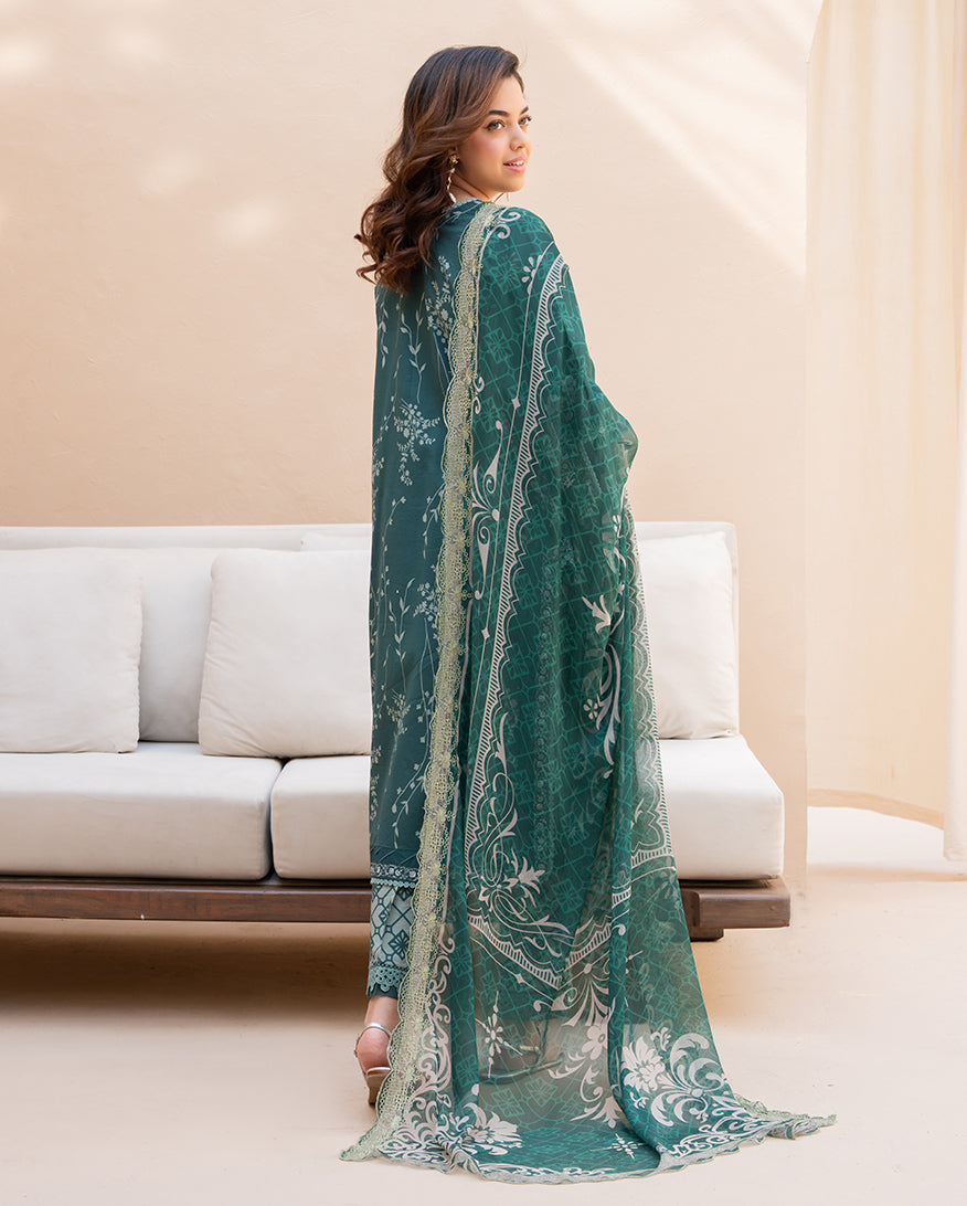 Gardenia Veil Organza Women Clothing - Roheenaz - 2