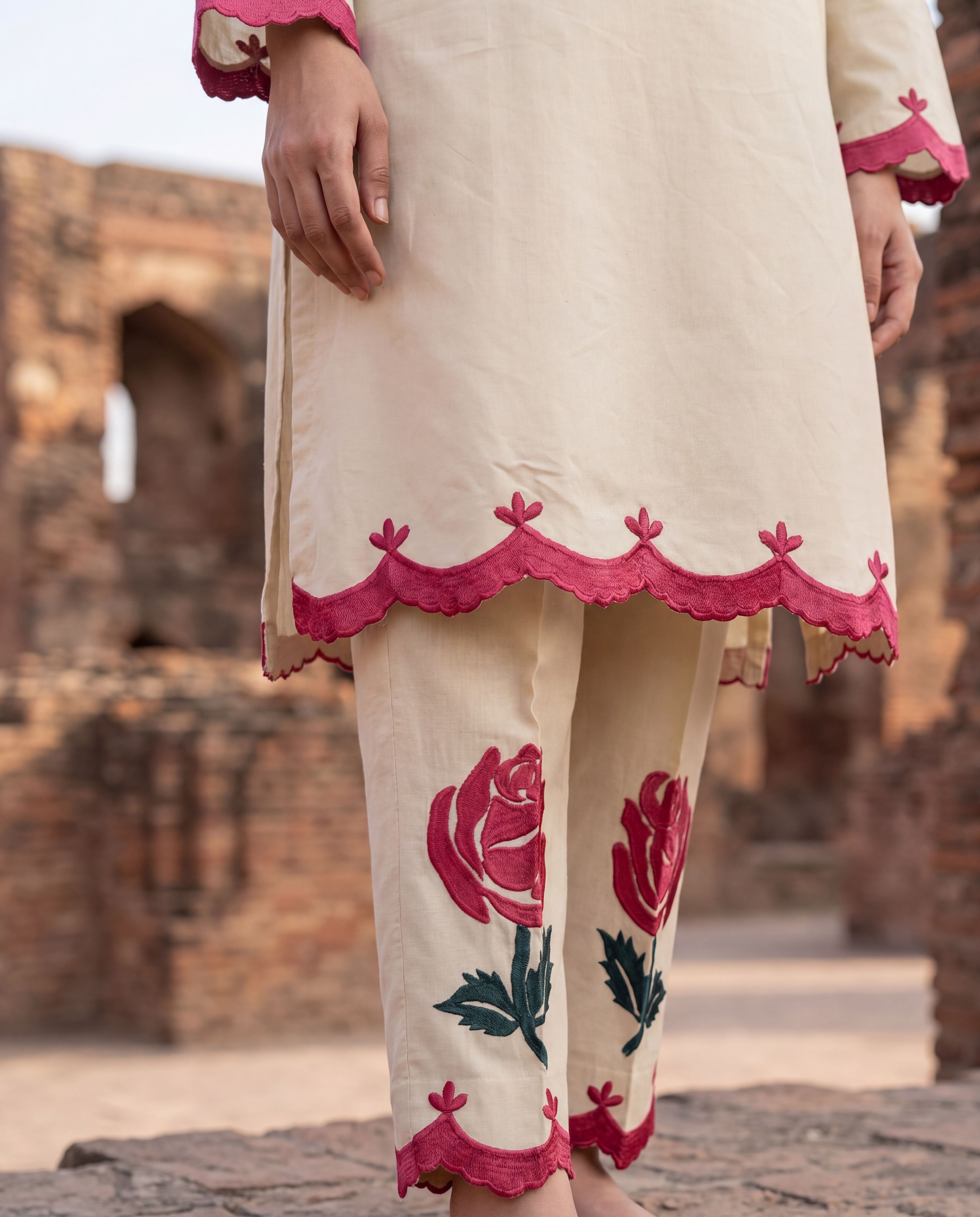 Blossom Premium Fabric Pakistani Summer Dresses - Sahiba-clothing - 4