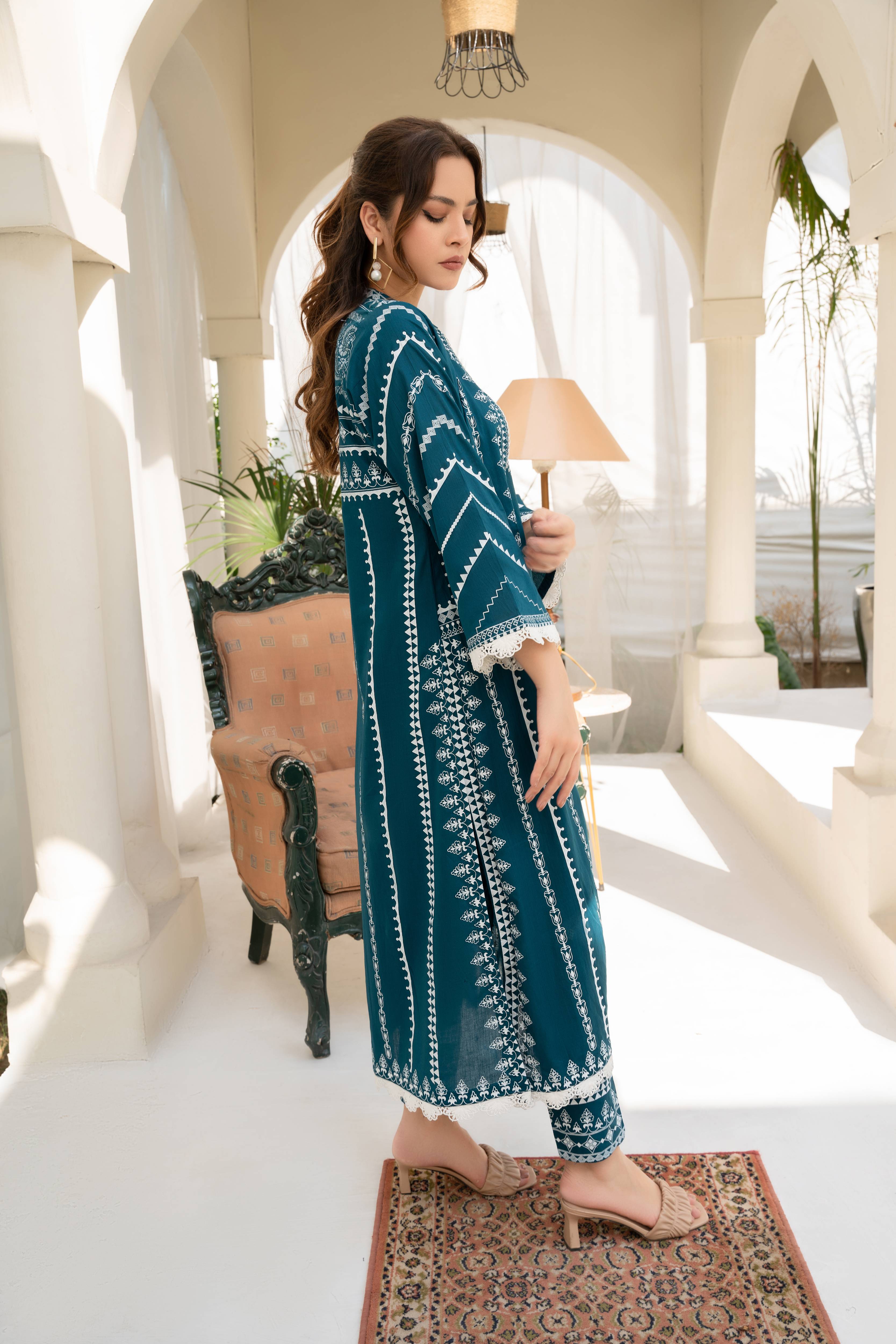 Nova (Zinc) Premium Fabric Pakistani Summer Dresses - Sahiba-clothing - 4