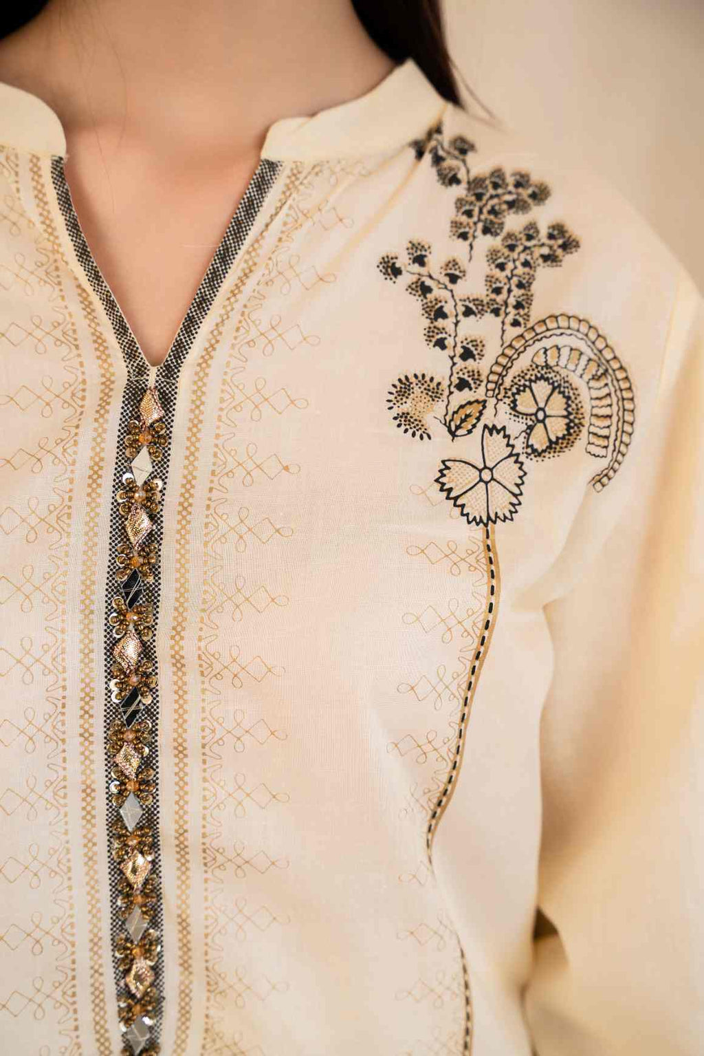 Cottage Premium Fabric Pakistani Summer Dresses - Sahiba-clothing - 7