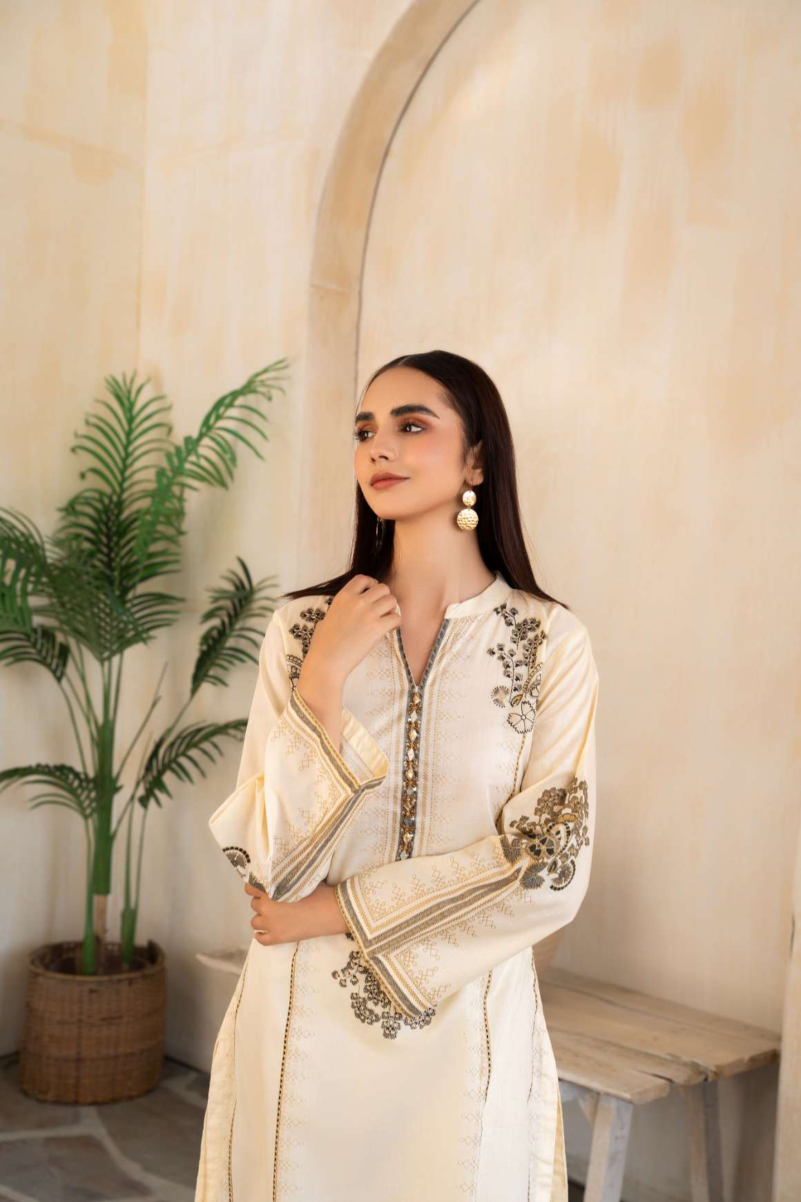 Cottage Premium Fabric Pakistani Summer Dresses - Sahiba-clothing - 4