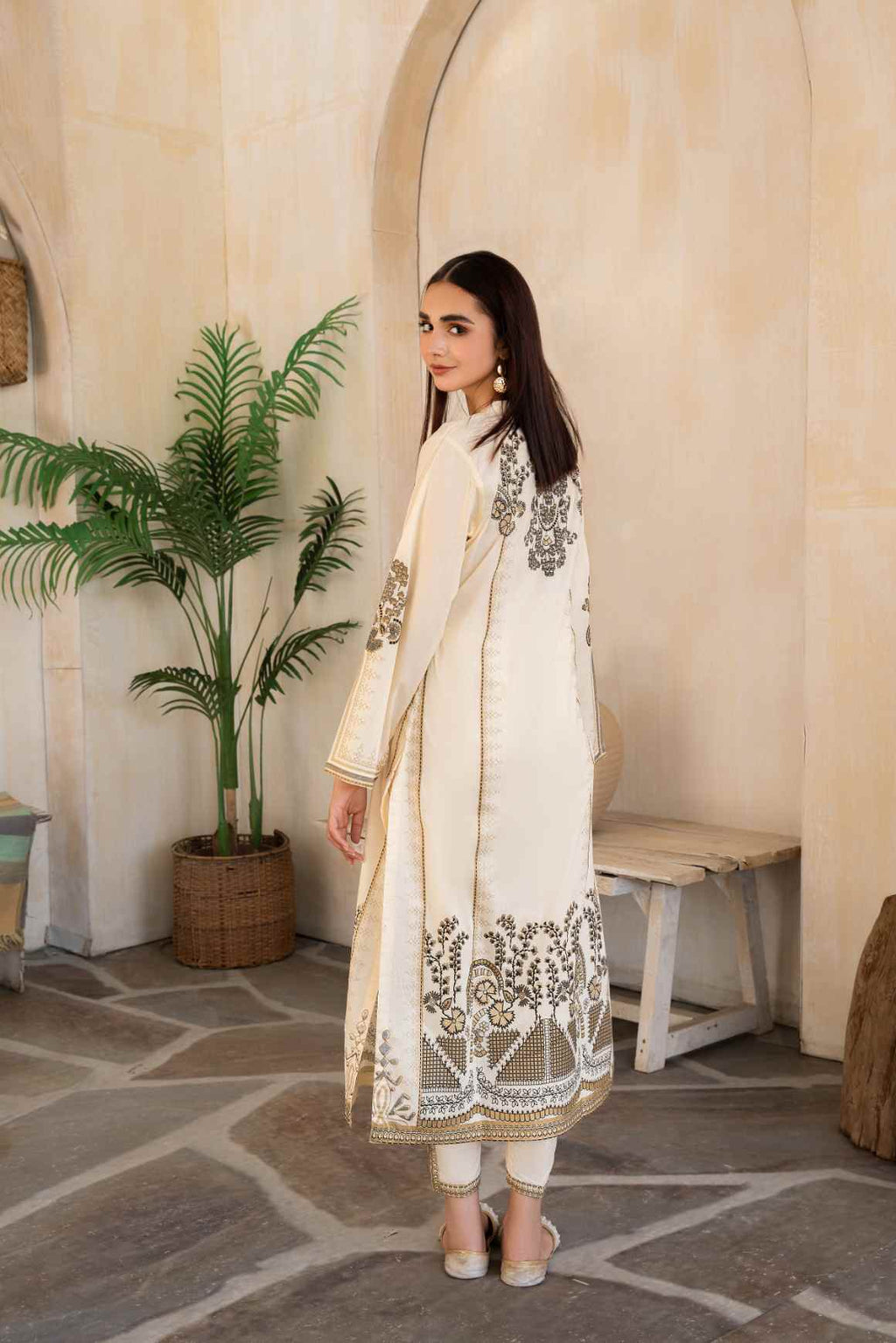 Cottage Premium Fabric Pakistani Summer Dresses - Sahiba-clothing - 3