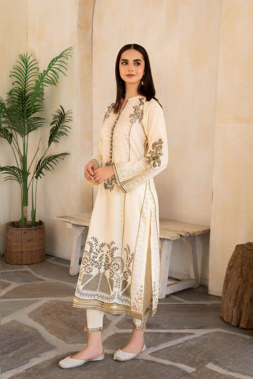 Cottage Premium Fabric Pakistani Summer Dresses - Sahiba-clothing - 2