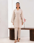 Nishat - Ivory Premium Fabric Pakistani Winter Dresses - Sahiba-clothing - 1