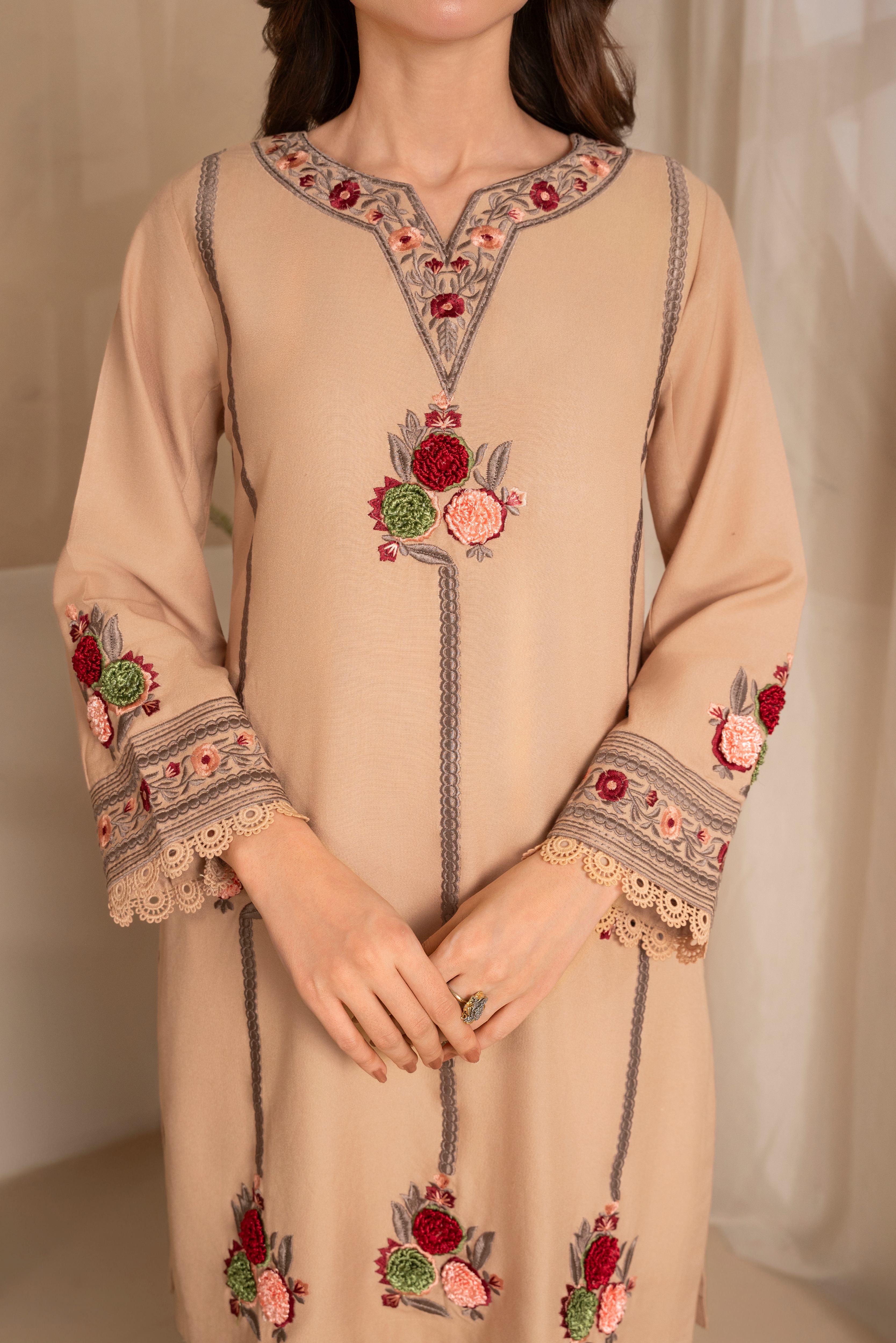 Yumna Skin Premium Fabric Pakistani Summer Dresses - Sahiba-clothing - 2