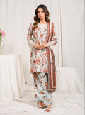 Zenobia - Grey Premium Fabric Pakistani Summer Dresses - Sahiba-clothing - 1
