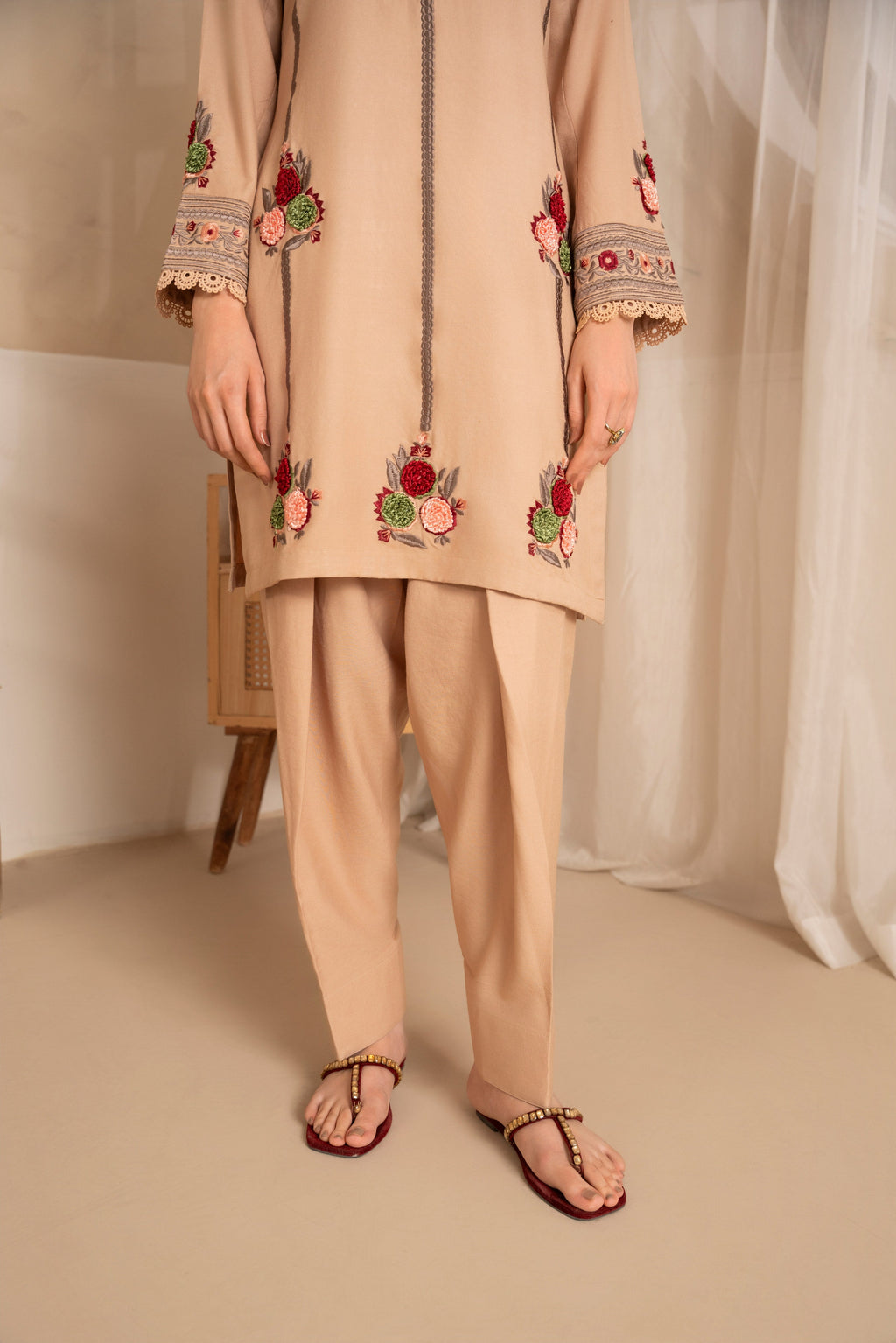 Yumna Skin Premium Fabric Pakistani Summer Dresses - Sahiba-clothing - 7