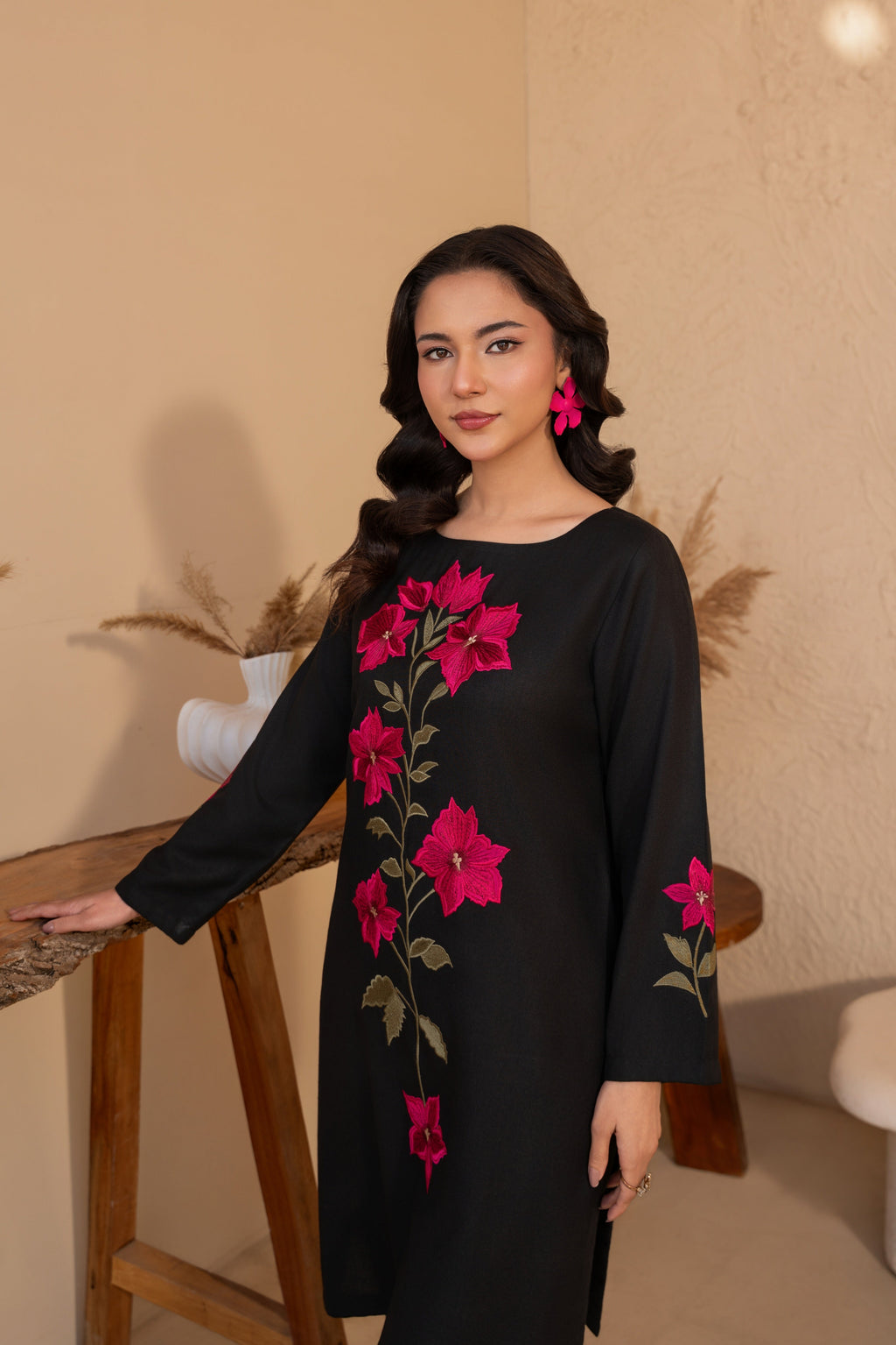 Nouria Premium Fabric Pakistani Winter Dresses - Sahiba-clothing - 5