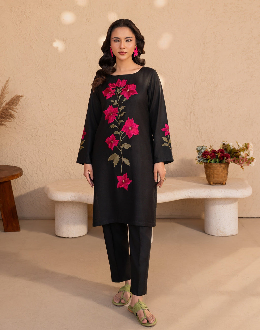 Nouria Premium Fabric Pakistani Winter Dresses - Sahiba-clothing - 1