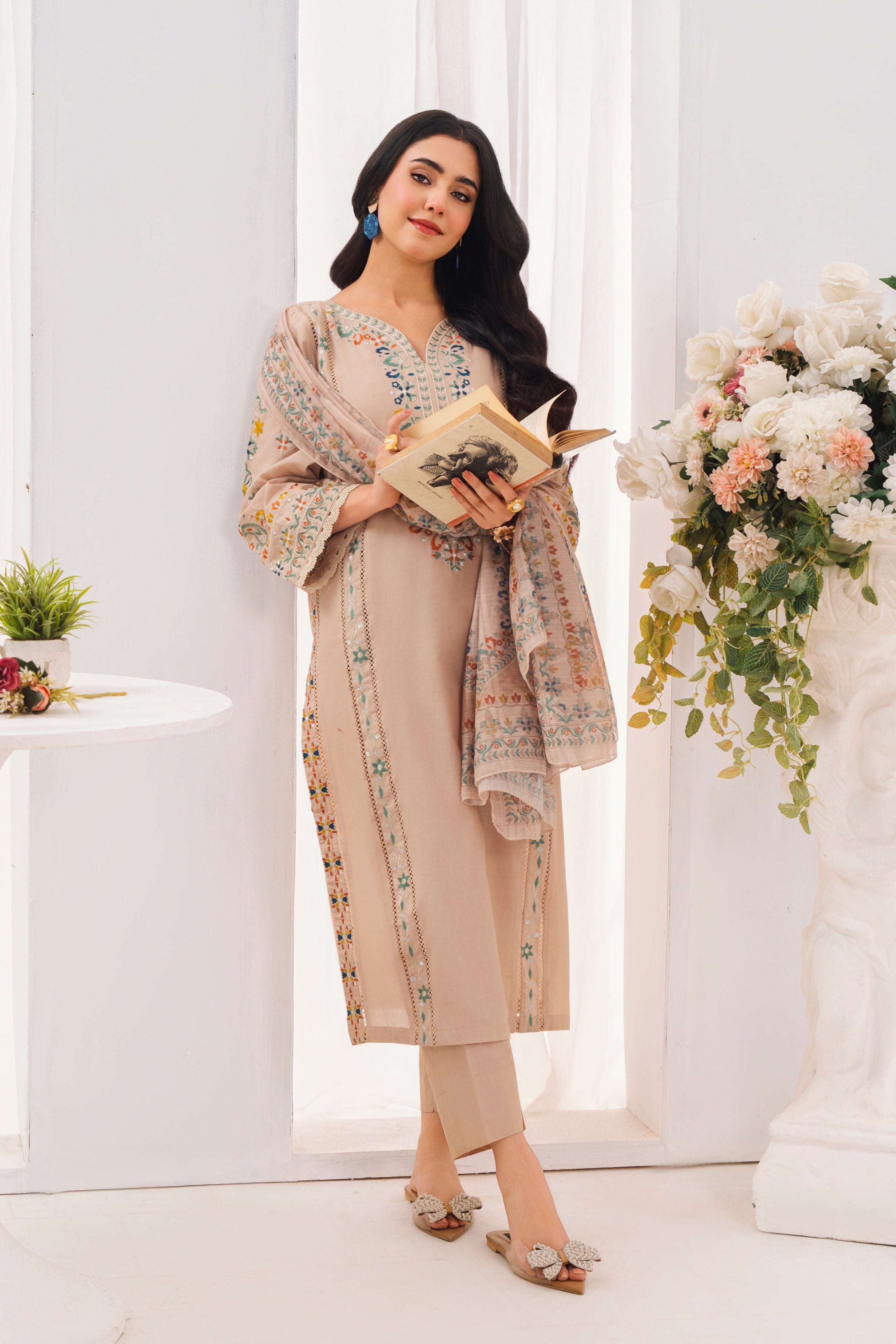 Marasim - Skin Premium Fabric Pakistani Summer Dresses - Sahiba-clothing - 1
