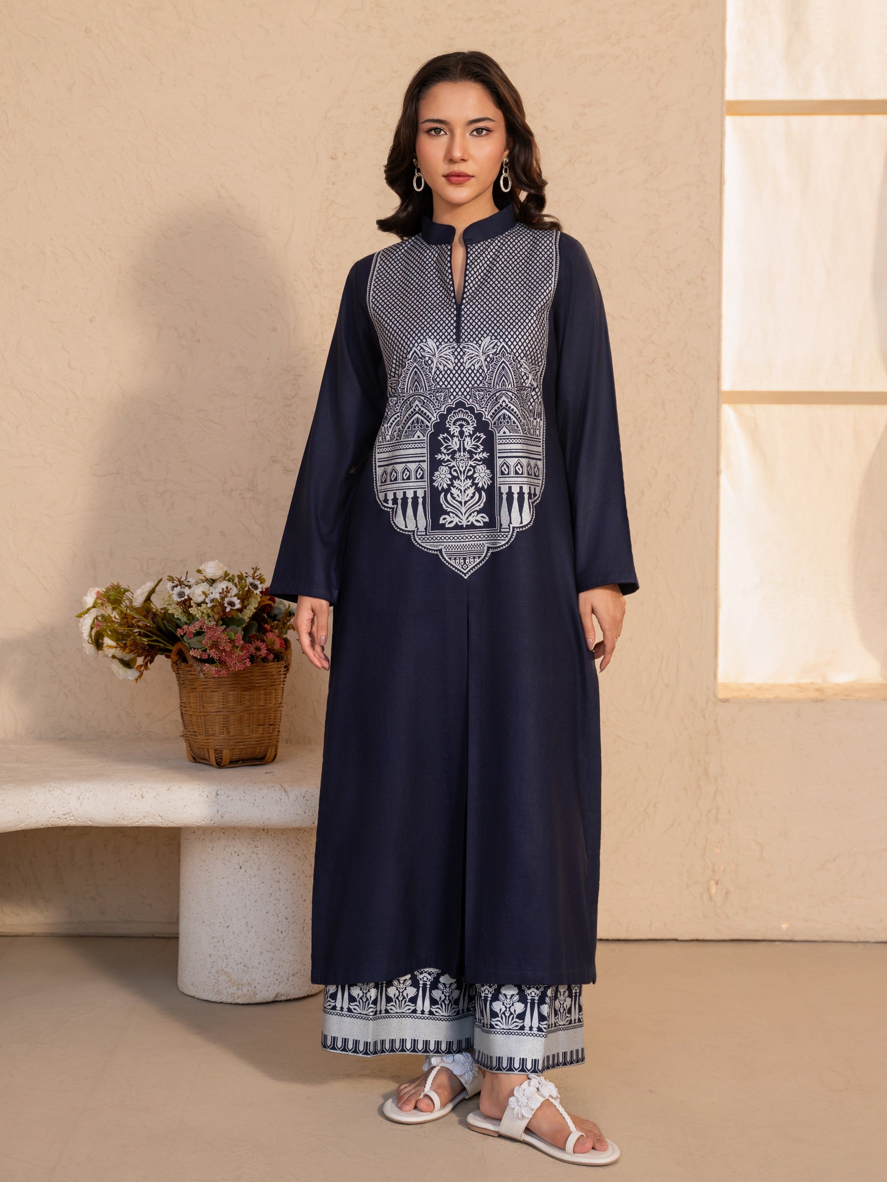 Evara Premium Fabric Pakistani Winter Dresses - Sahiba-clothing - 1