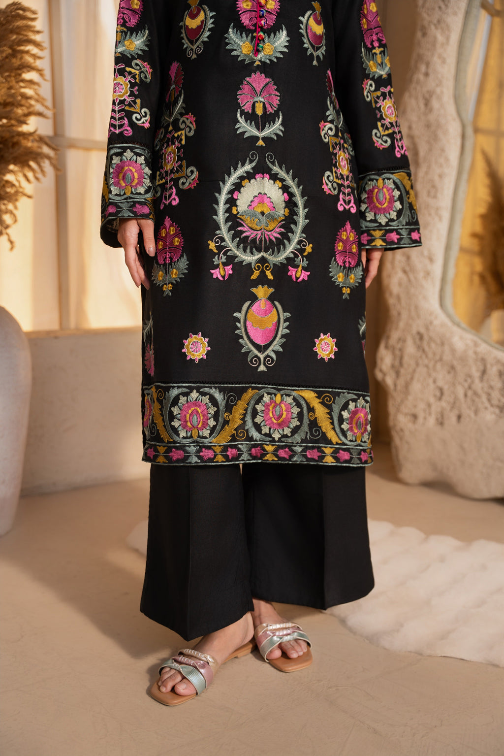 Zaynep Premium Fabric Pakistani Winter Dresses - Sahiba-clothing - 5