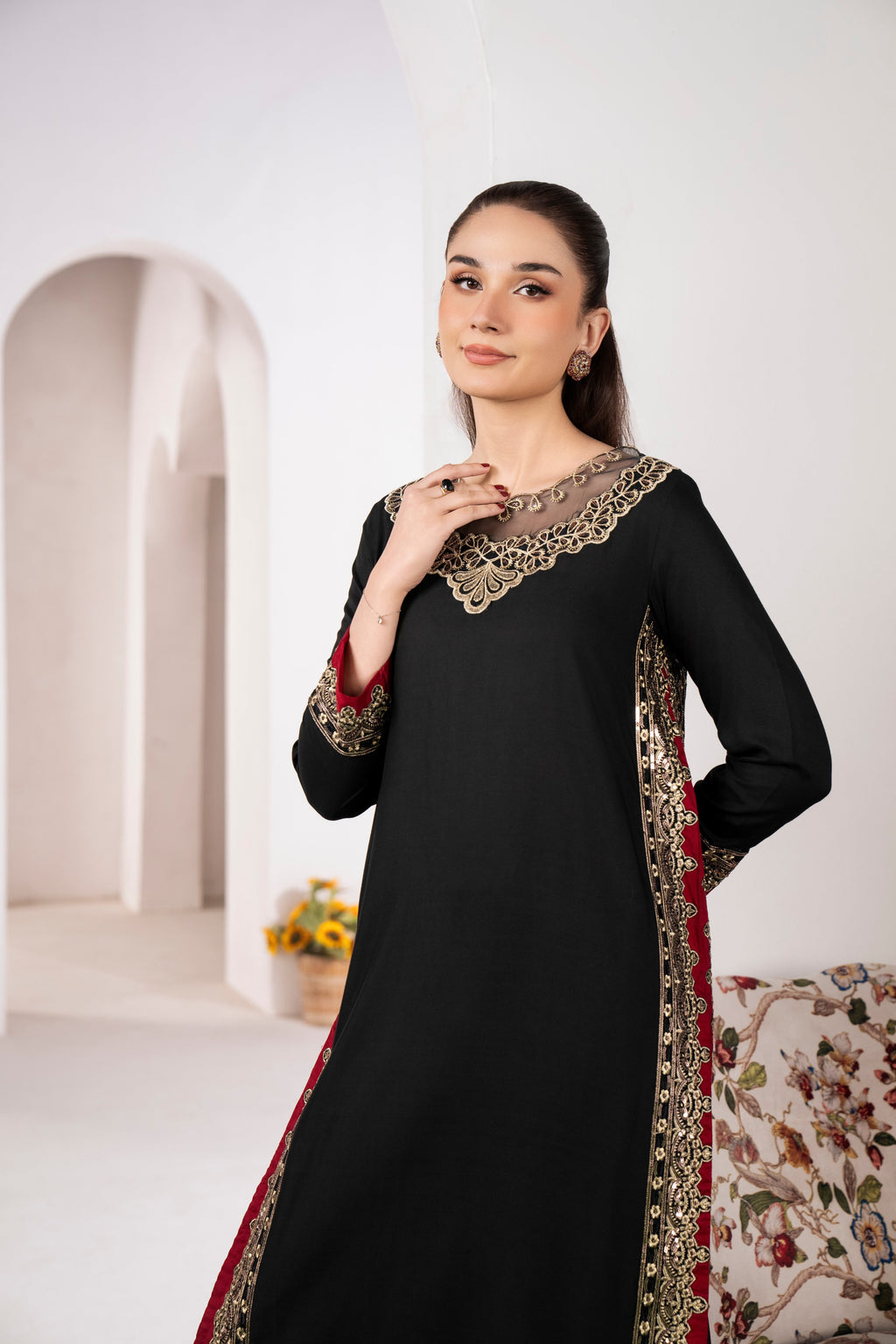 Mashal Lawn Lawn Pakistani Summer Dresses - Sahiba-clothing - 3