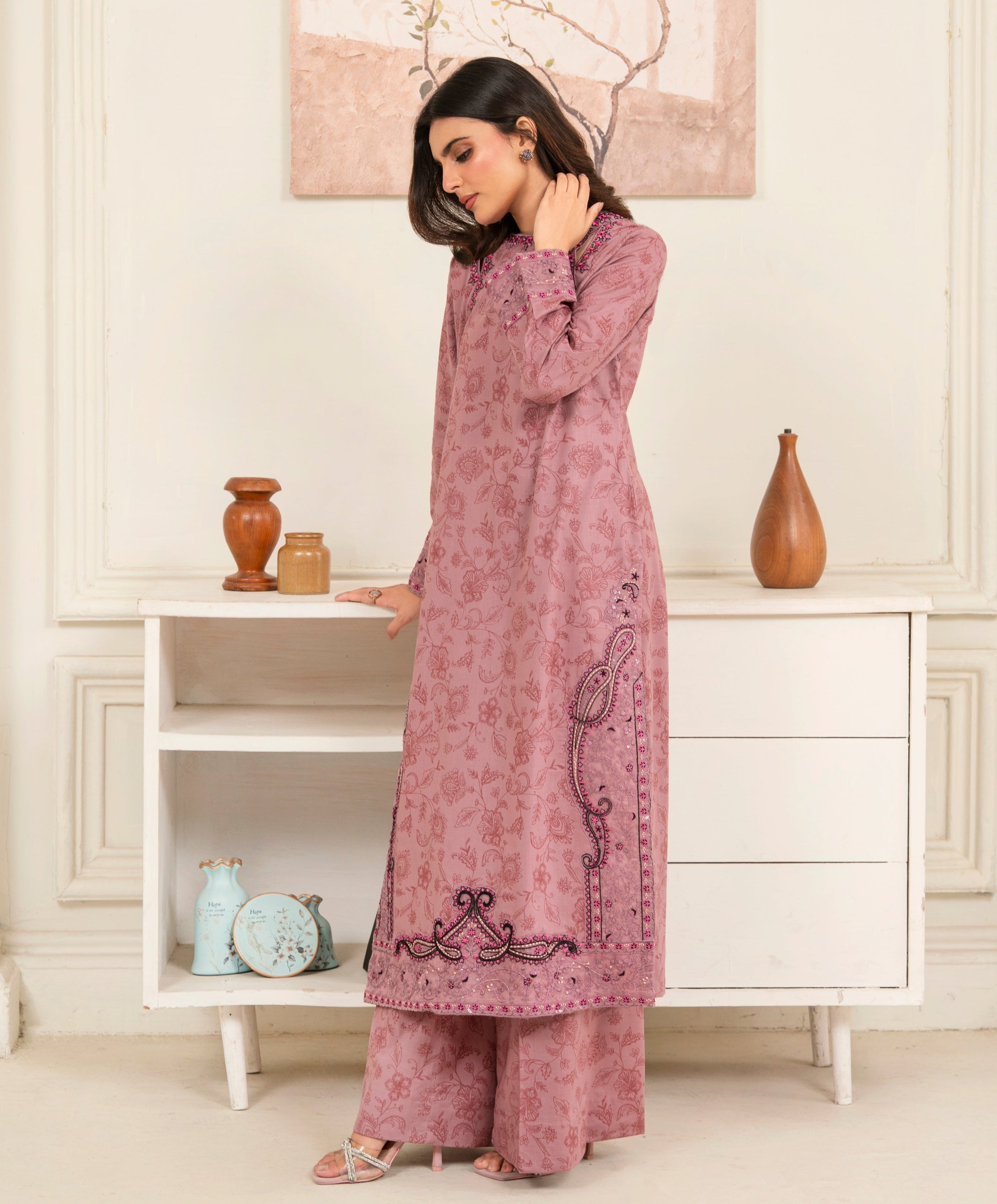 Minsa Premium Fabric Pakistani Summer Dresses - Sahiba-clothing - 5