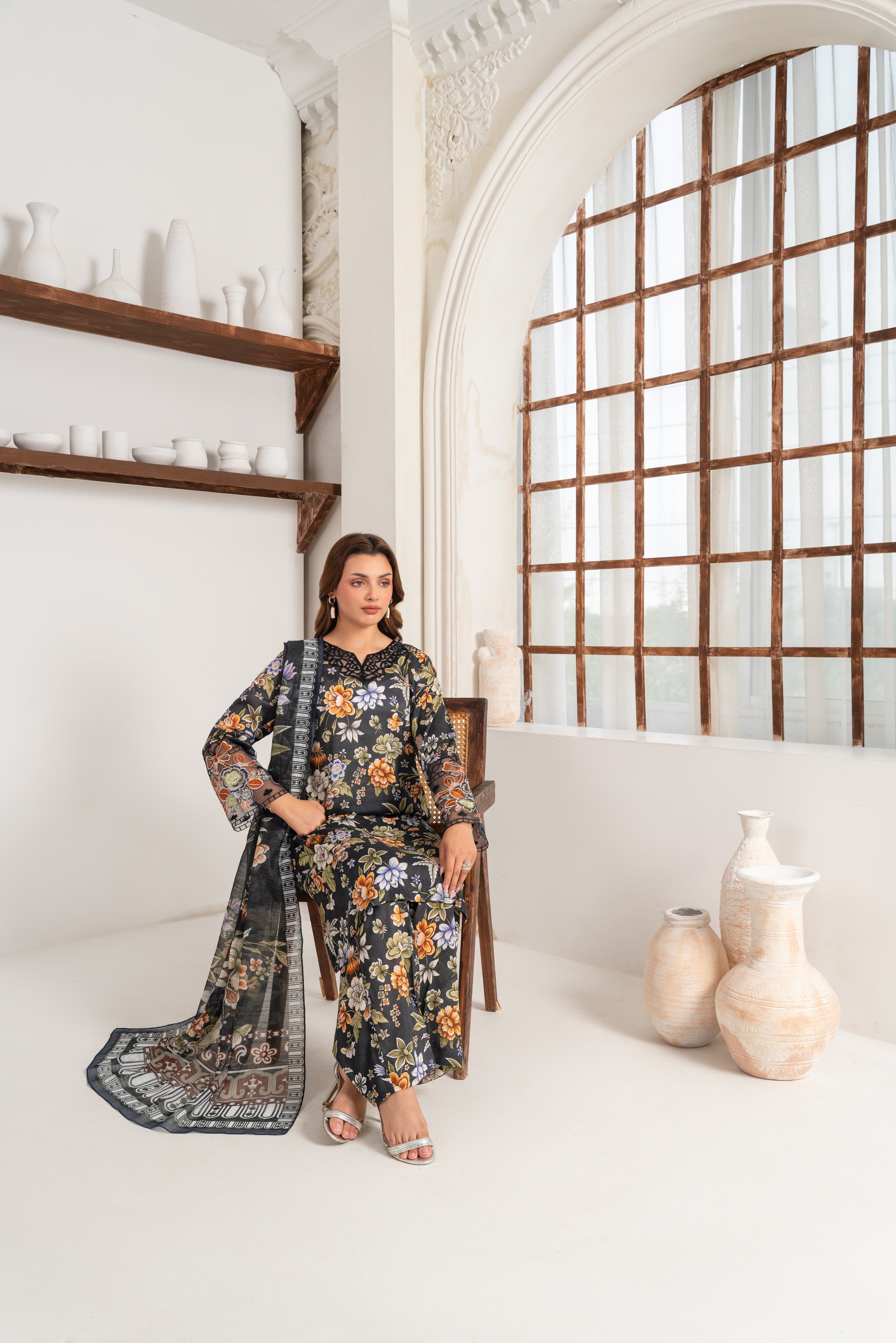 Nysa Premium Fabric Pakistani Summer Dresses - Sahiba-clothing - 6
