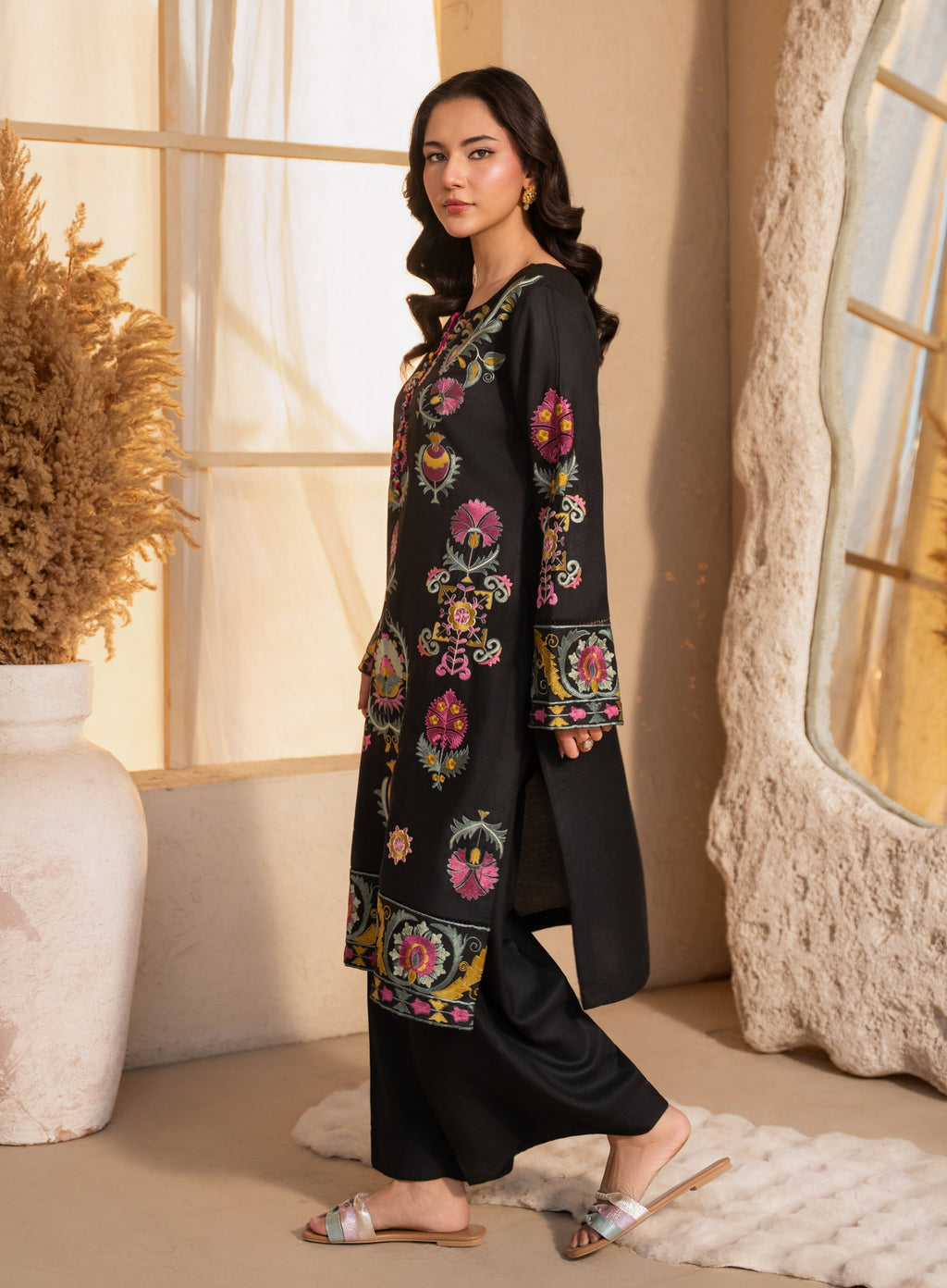 Zaynep Premium Fabric Pakistani Winter Dresses - Sahiba-clothing - 3