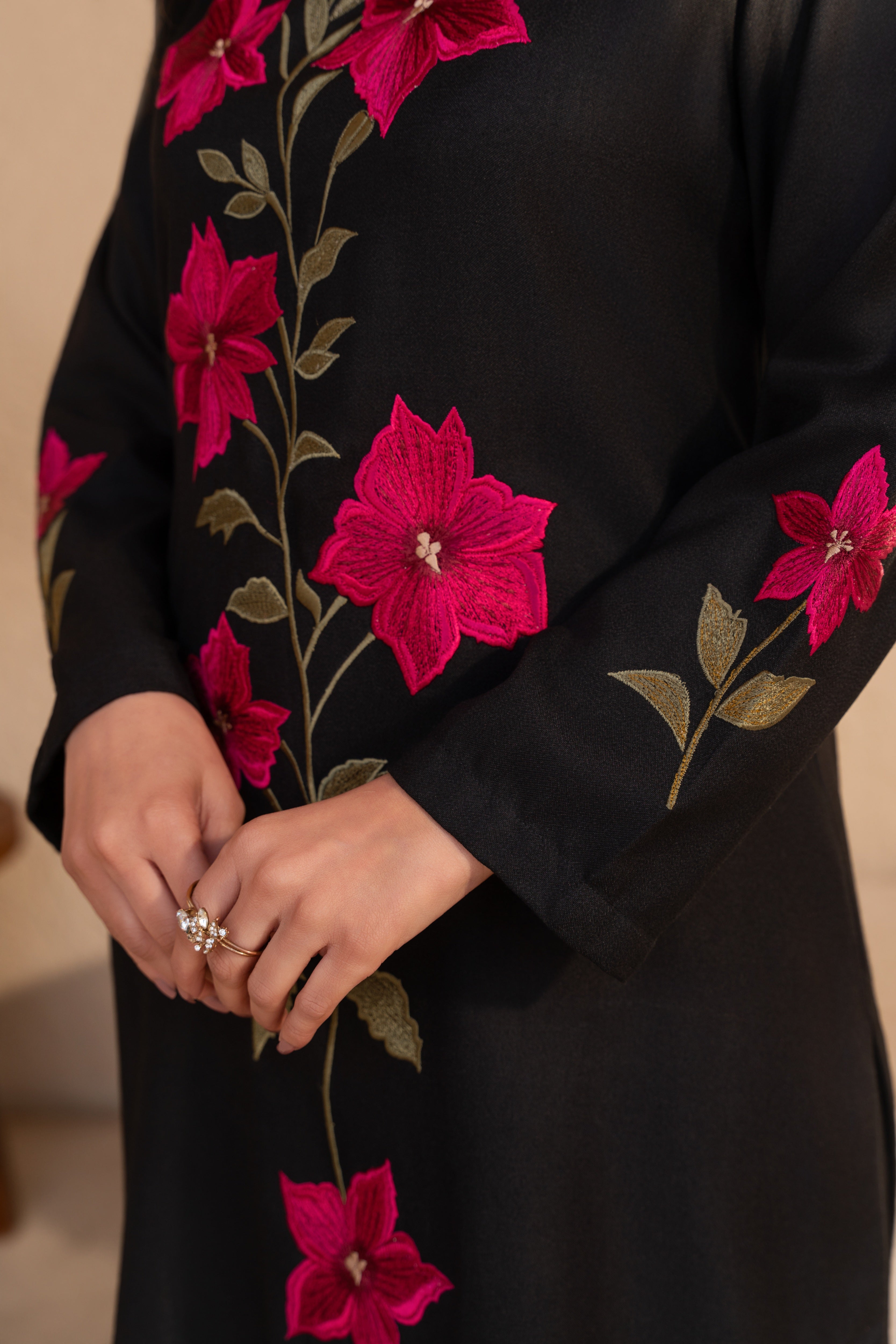 Nouria Premium Fabric Pakistani Winter Dresses - Sahiba-clothing - 7