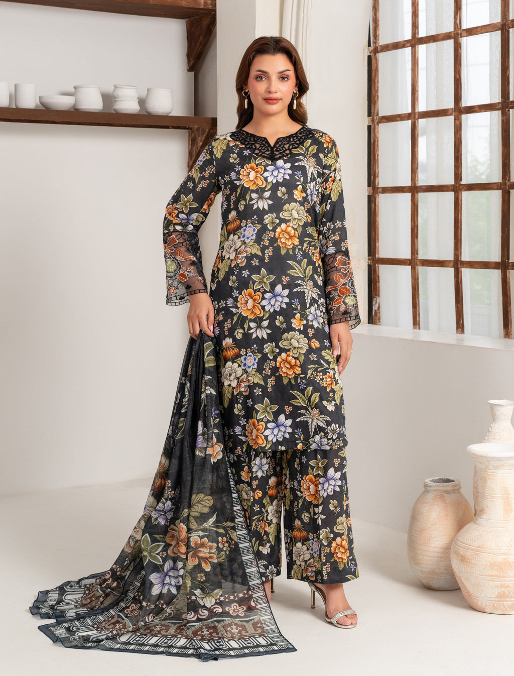 Nysa Premium Fabric Pakistani Summer Dresses - Sahiba-clothing - 1