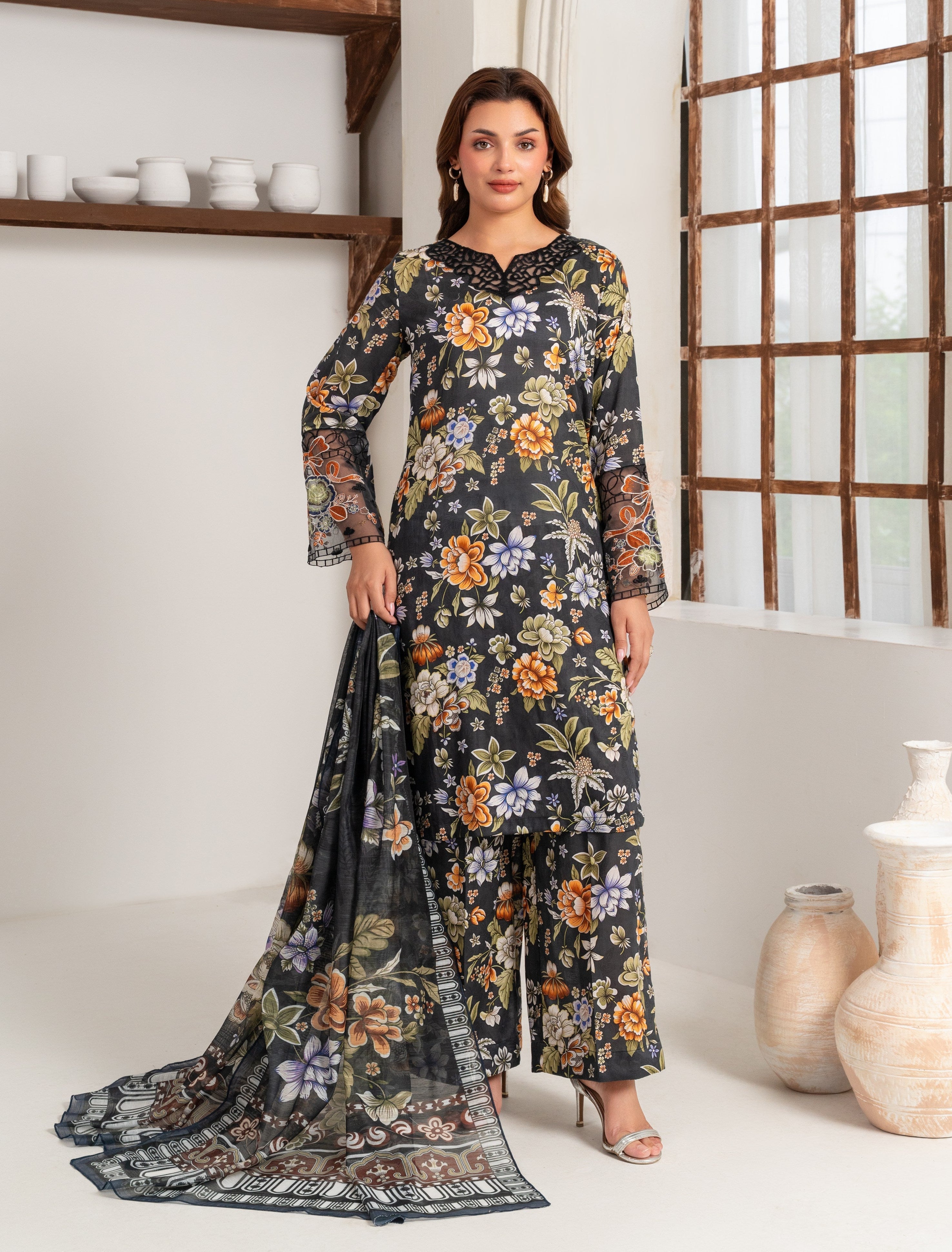 Nysa Premium Fabric Pakistani Summer Dresses - Sahiba-clothing - 1