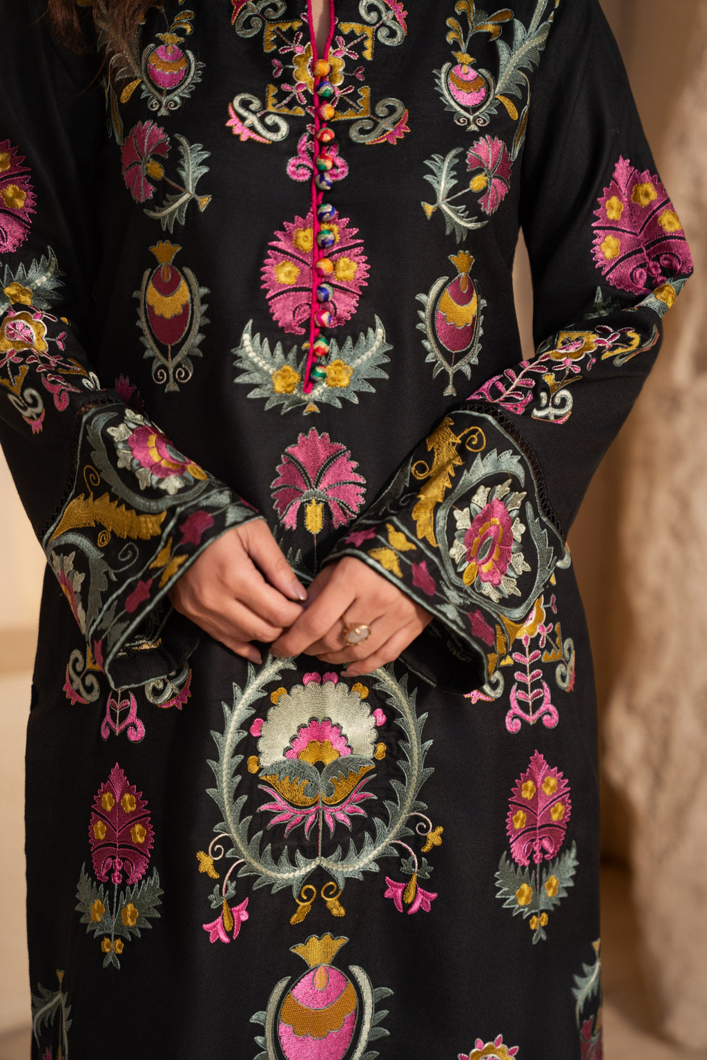 Zaynep Premium Fabric Pakistani Winter Dresses - Sahiba-clothing - 6