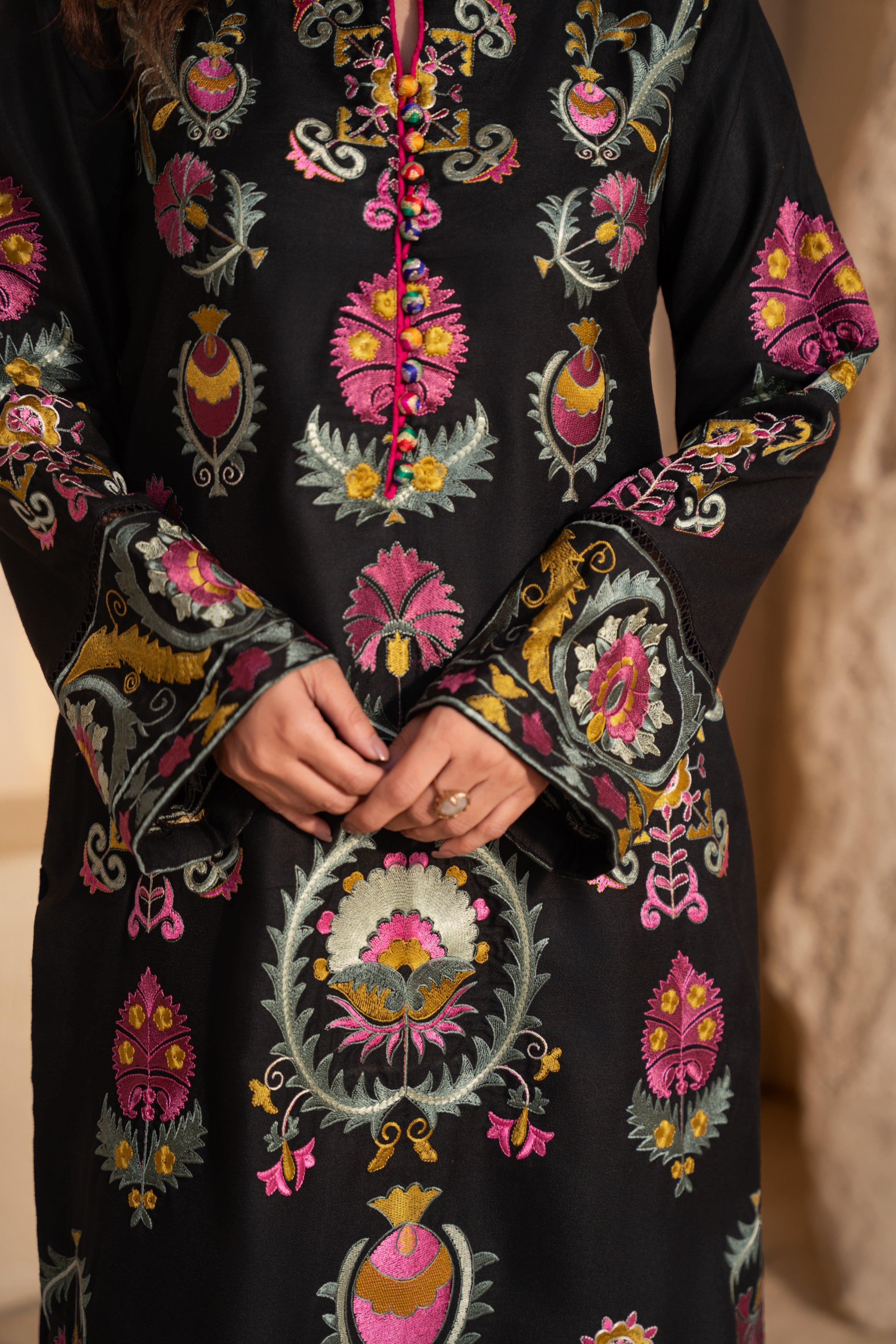 Zaynep Premium Fabric Pakistani Winter Dresses - Sahiba-clothing - 6