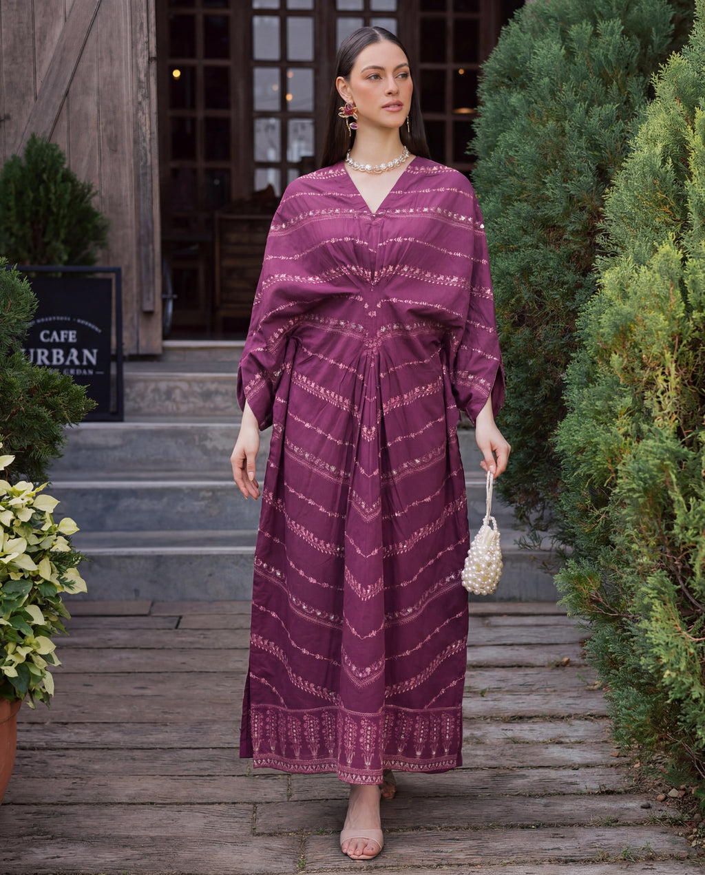 Ford Magenta Premium Fabric Pakistani Summer Dresses - Sahiba-clothing - 3