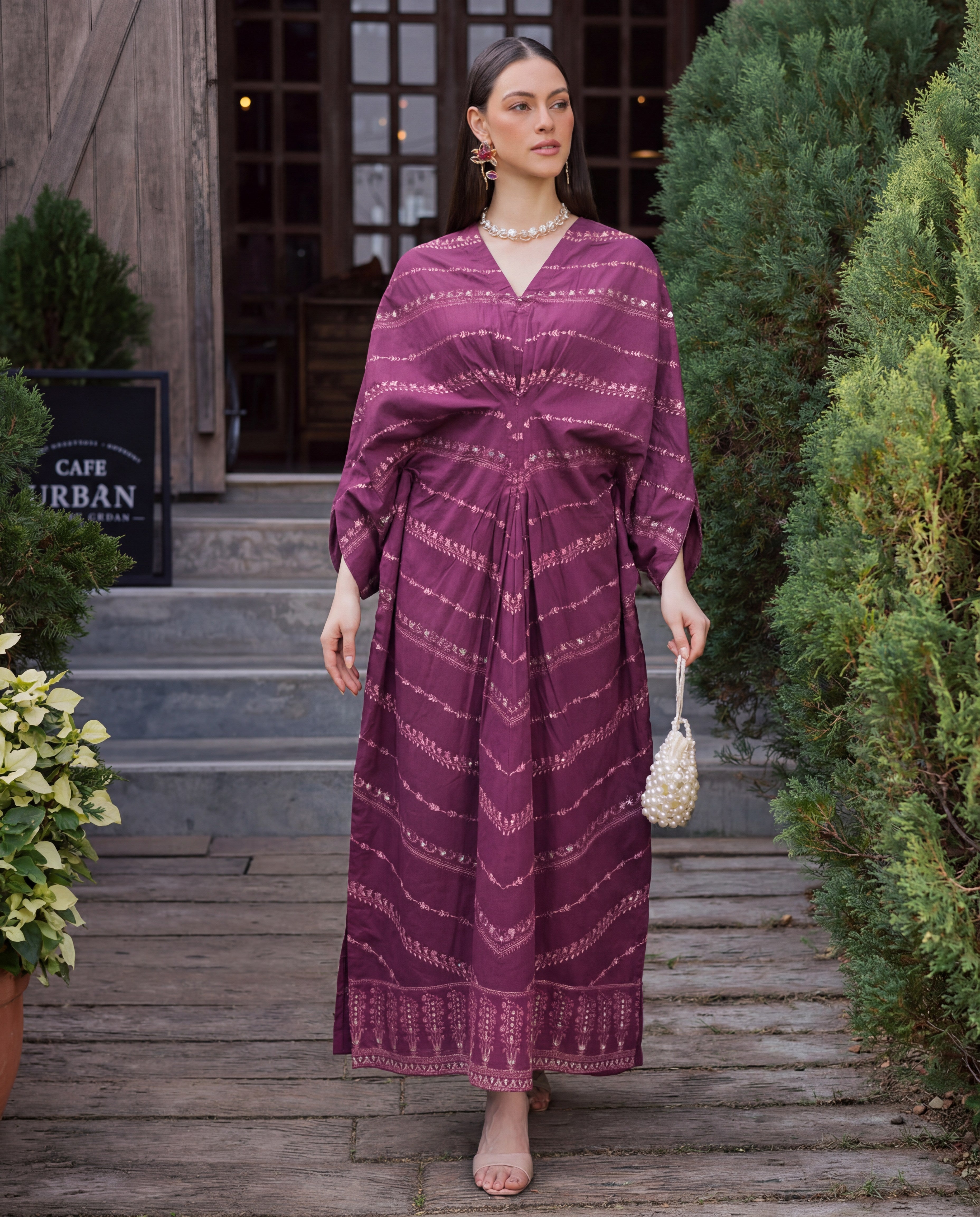 Ford Magenta Premium Fabric Pakistani Summer Dresses - Sahiba-clothing - 3