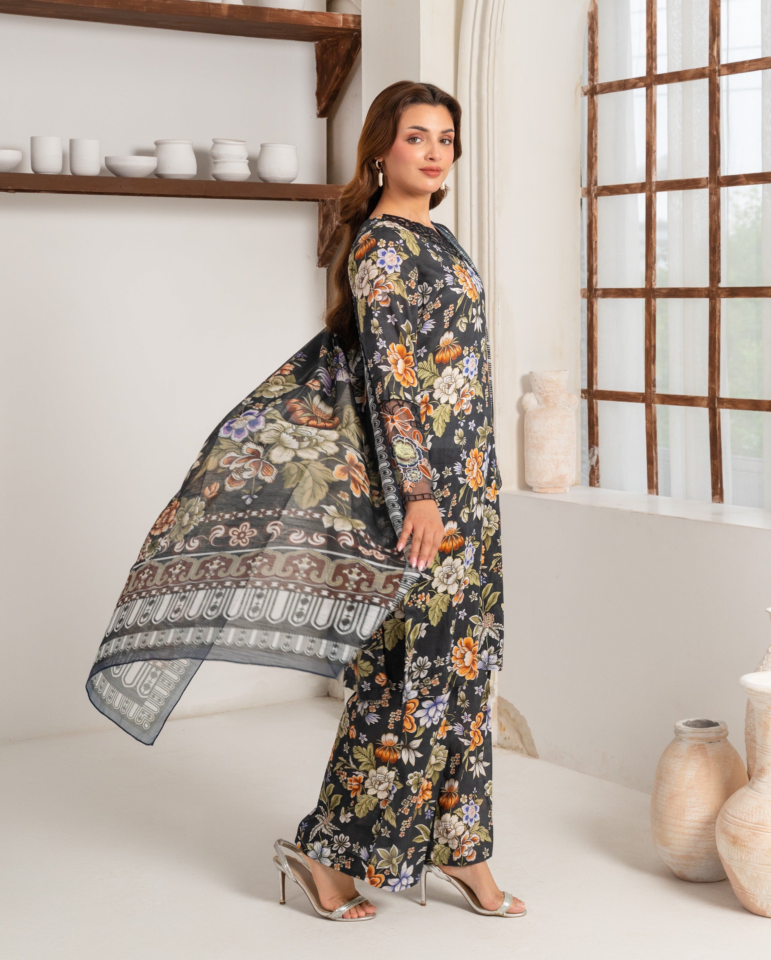 Nysa Premium Fabric Pakistani Summer Dresses - Sahiba-clothing - 3