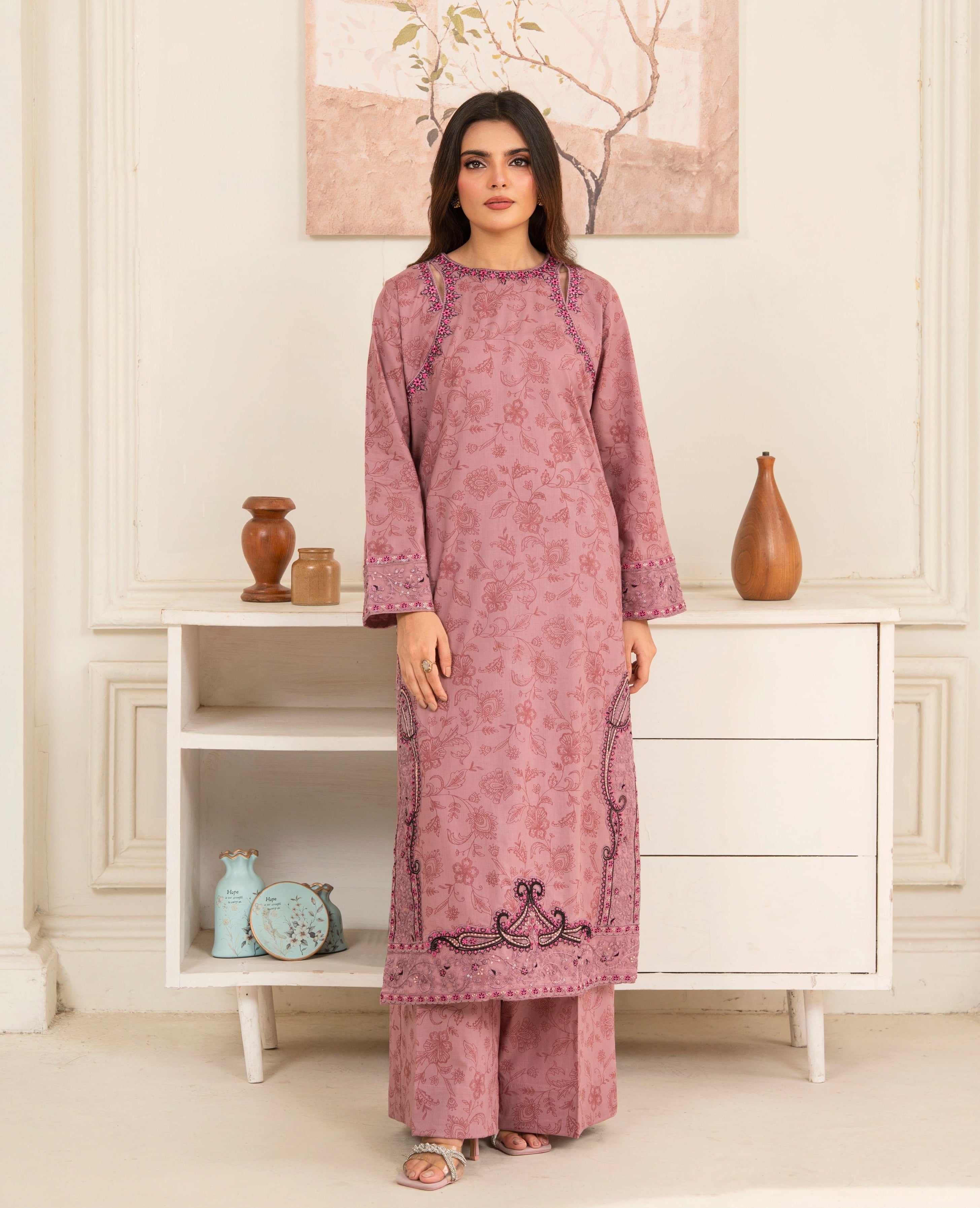 Minsa Premium Fabric Pakistani Summer Dresses - Sahiba-clothing - 1
