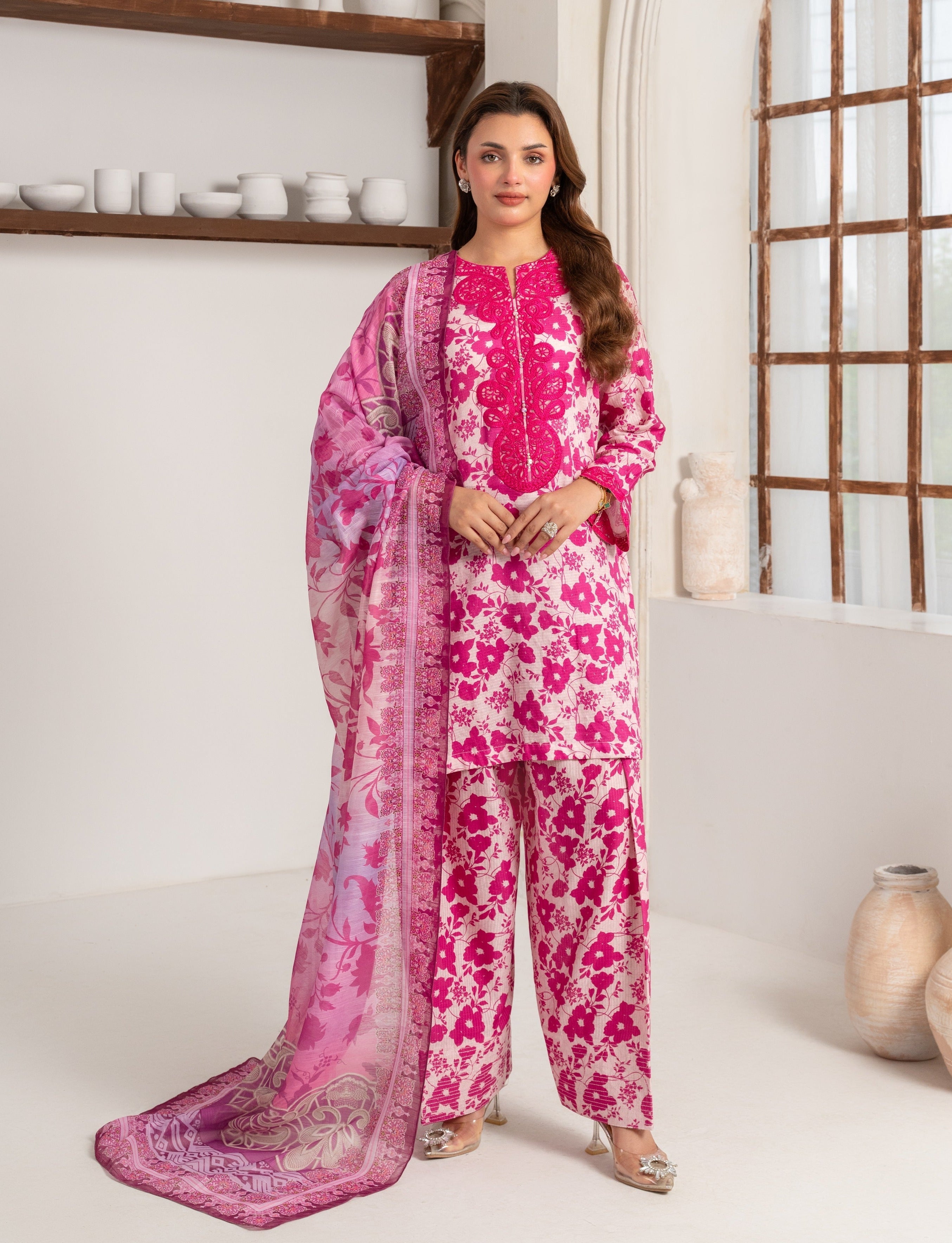 Angan Premium Fabric Pakistani Summer Dresses - Sahiba-clothing - 1
