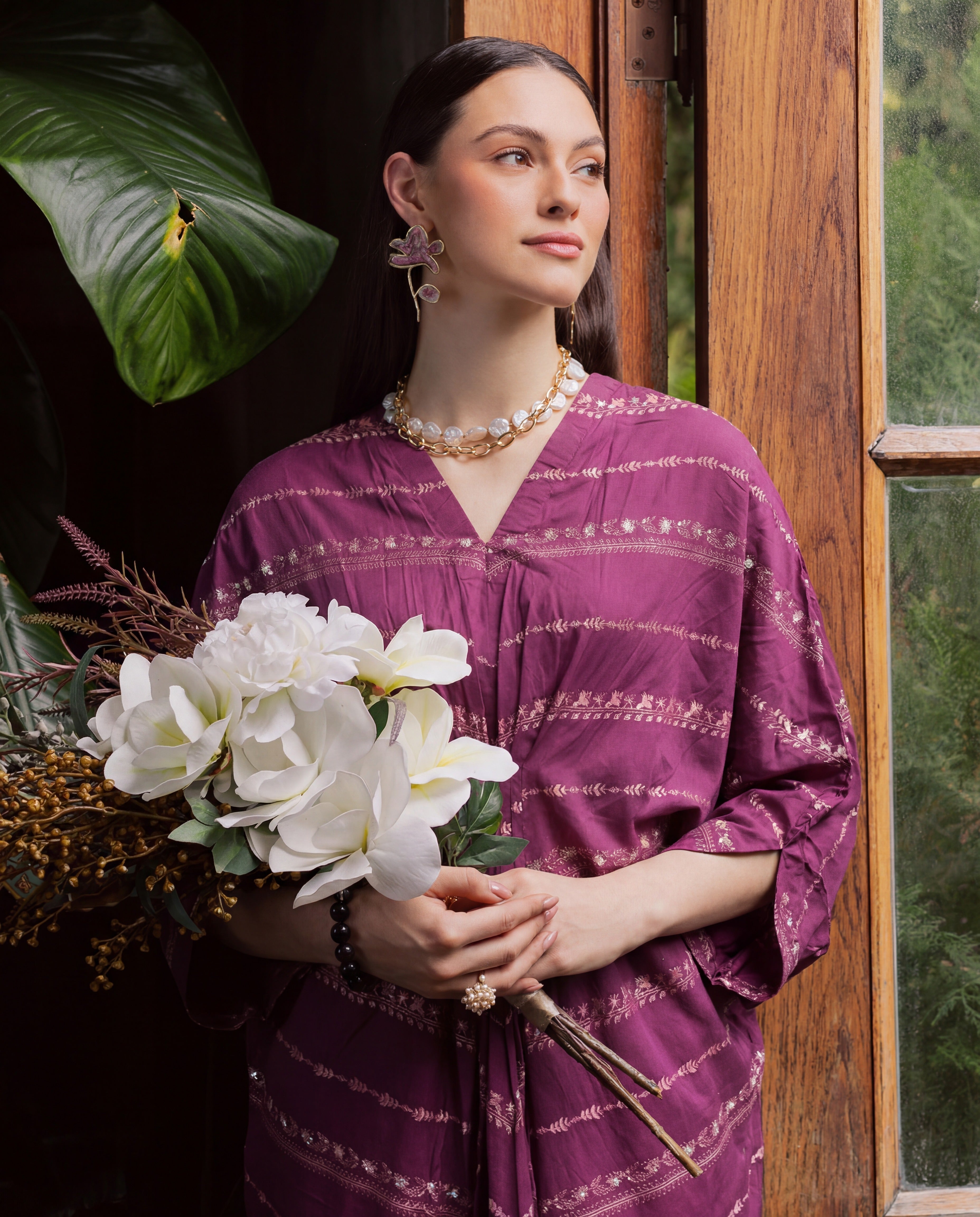 Ford Magenta Premium Fabric Pakistani Summer Dresses - Sahiba-clothing - 2