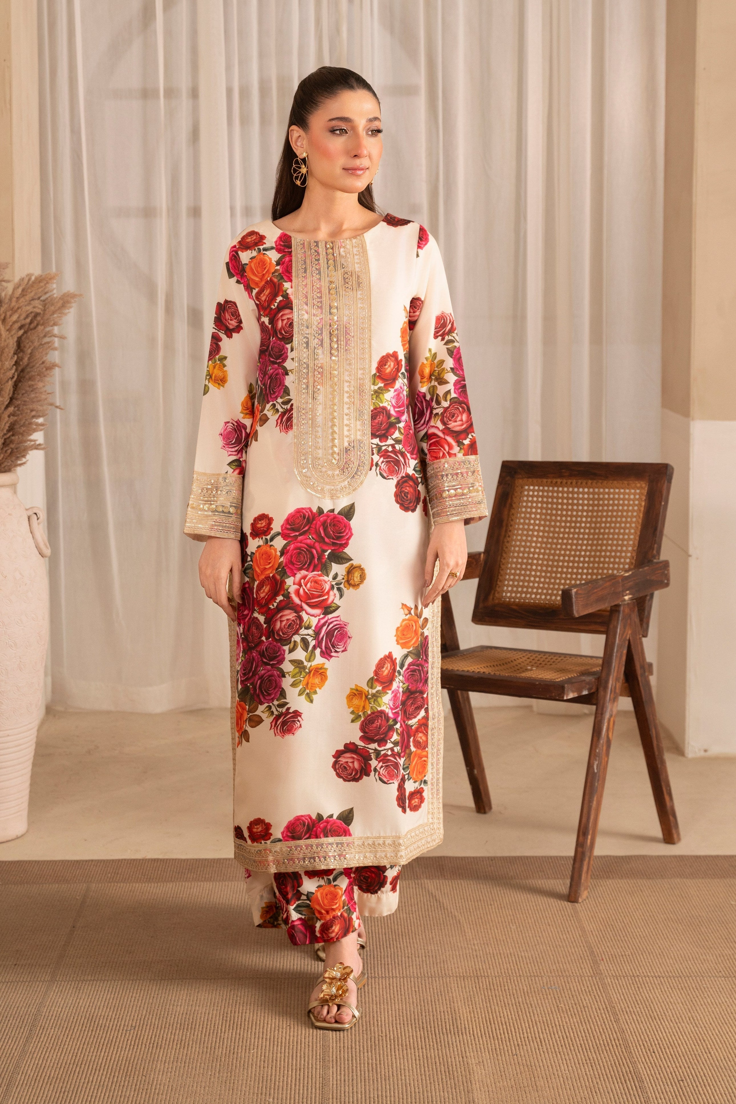 Ferdoos Premium Fabric Pakistani Formal Dresses - Sahiba-clothing - 1