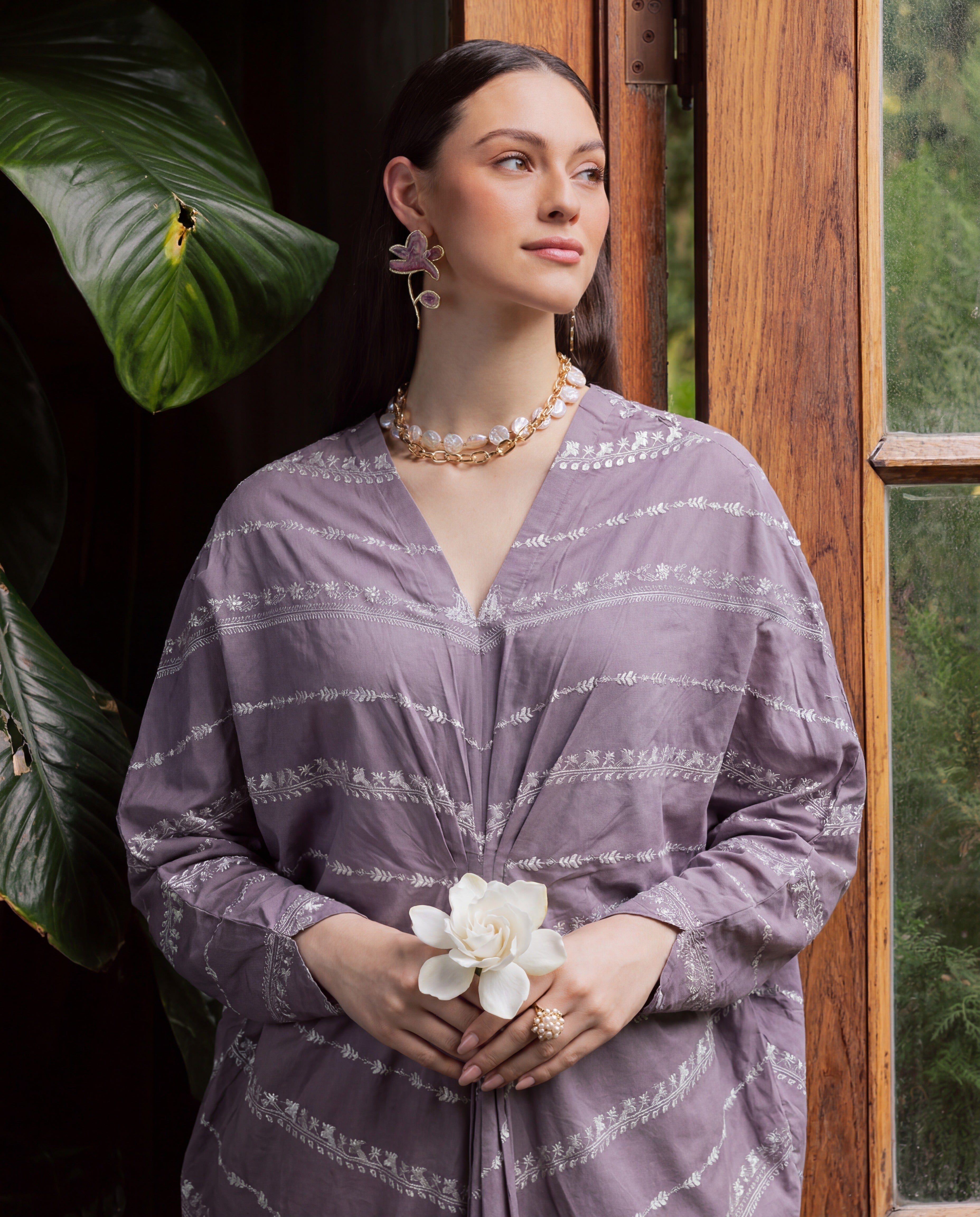 Ford Purple Premium Fabric Pakistani Summer Dresses - Sahiba-clothing - 2