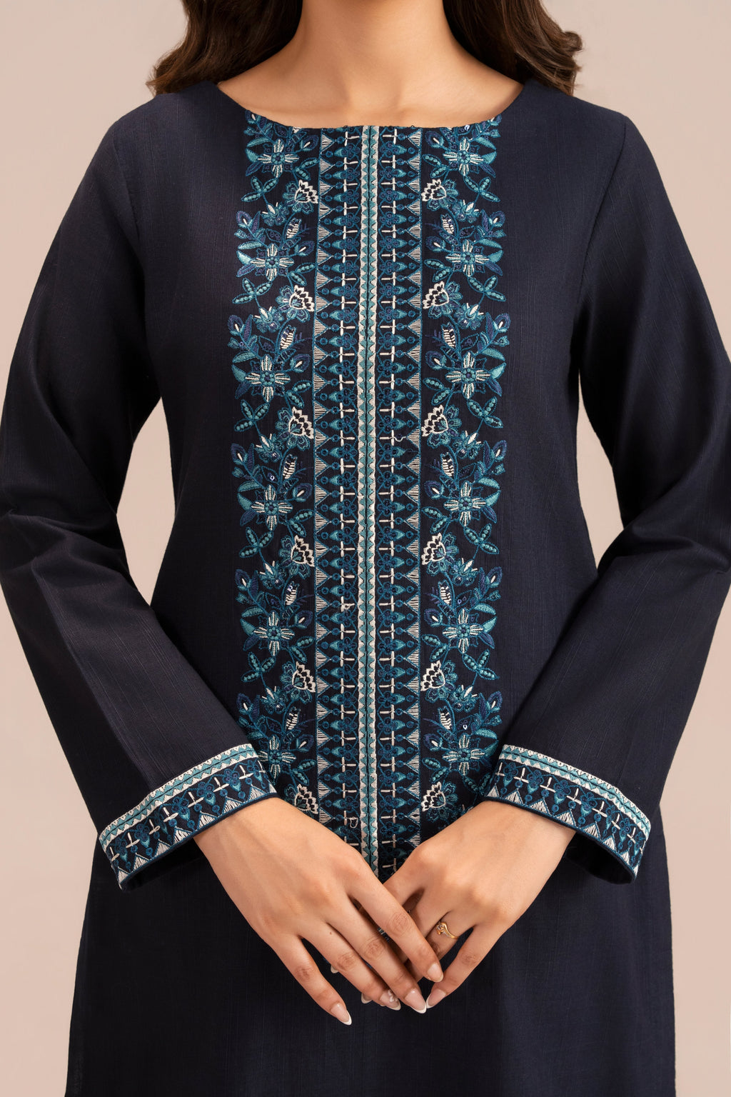 Savaaz Premium Fabric Pakistani Winter Dresses - Sahiba-clothing - 2