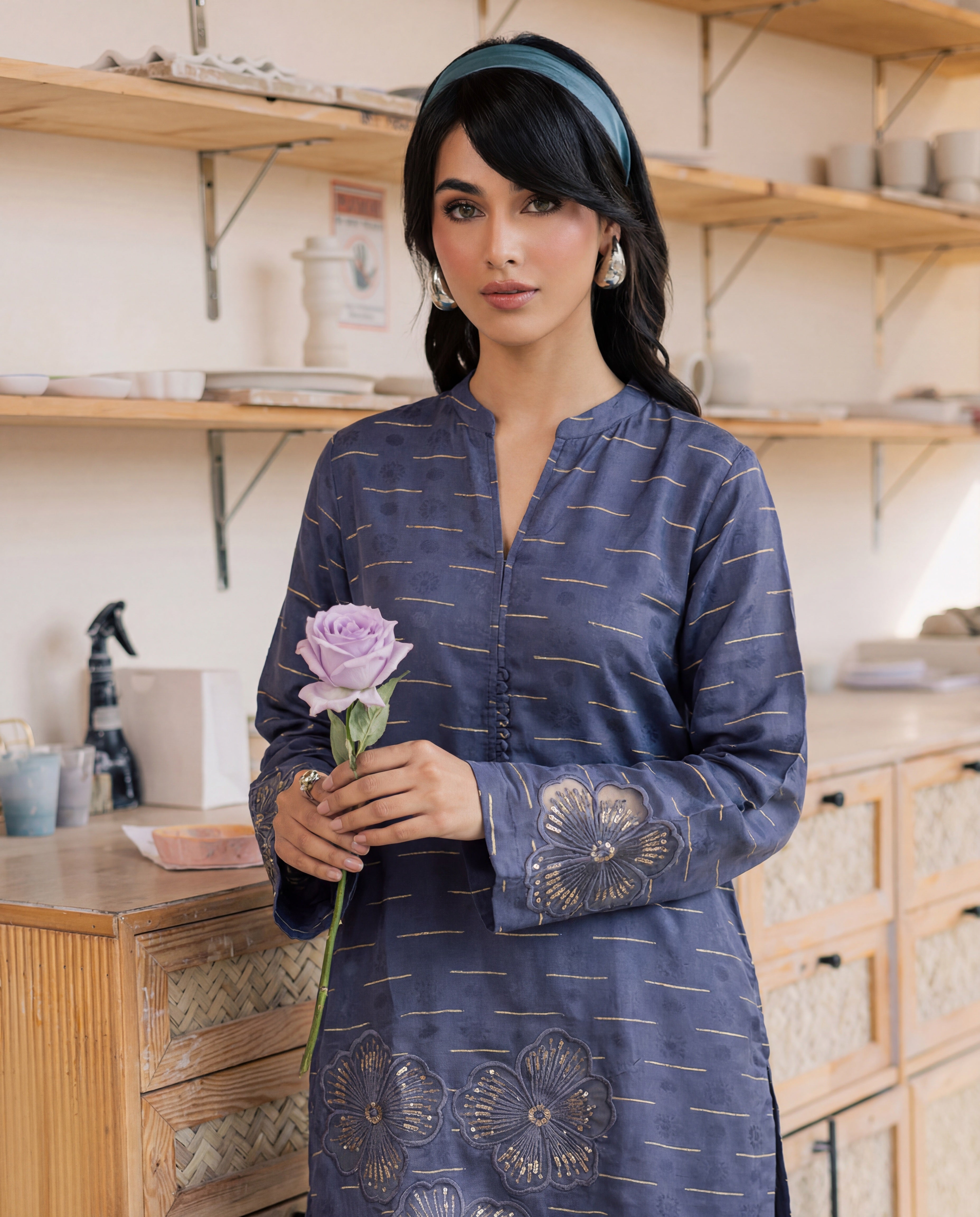 Aria Premium Fabric Pakistani Summer Dresses - Sahiba-clothing - 2
