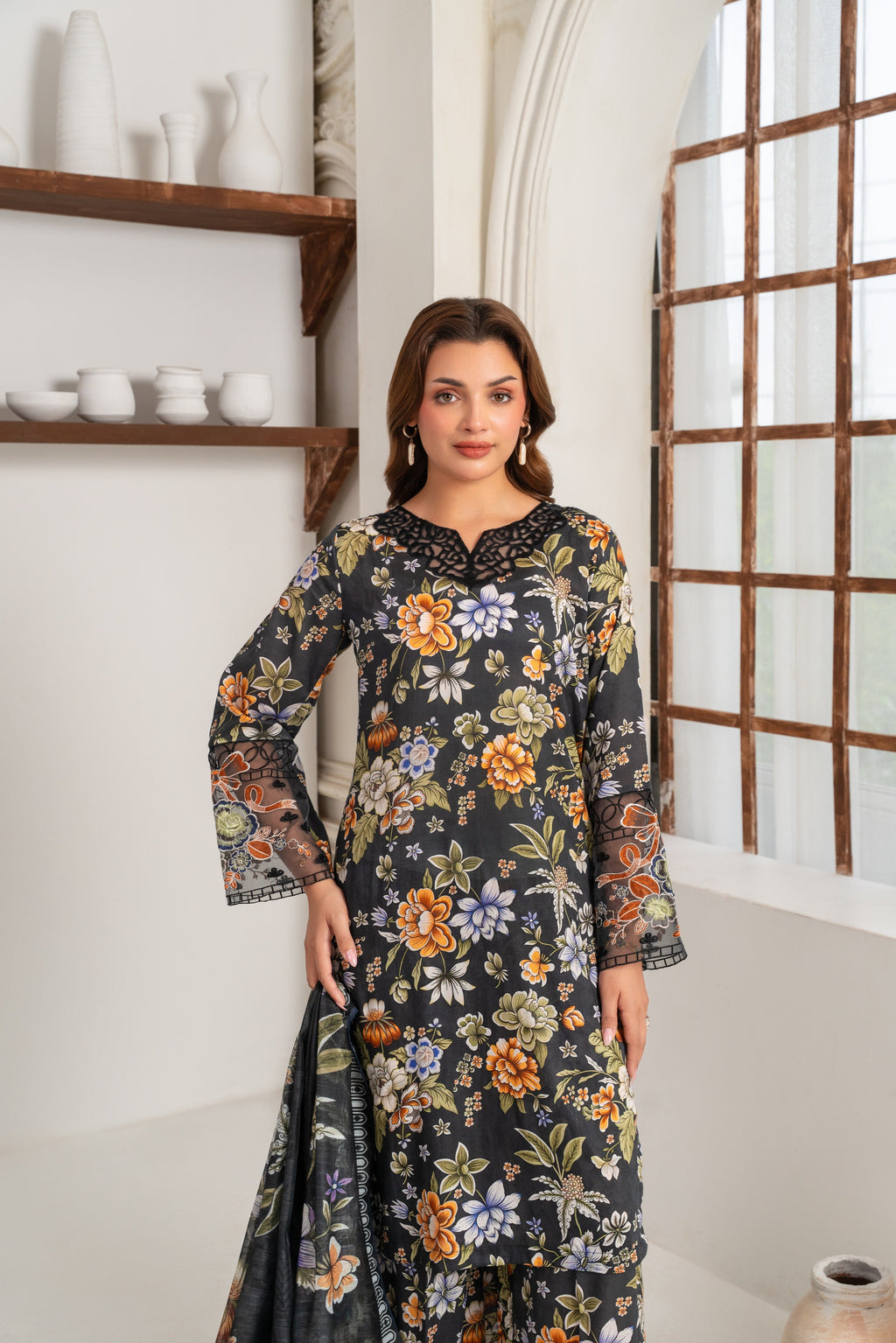 Nysa Premium Fabric Pakistani Summer Dresses - Sahiba-clothing - 2