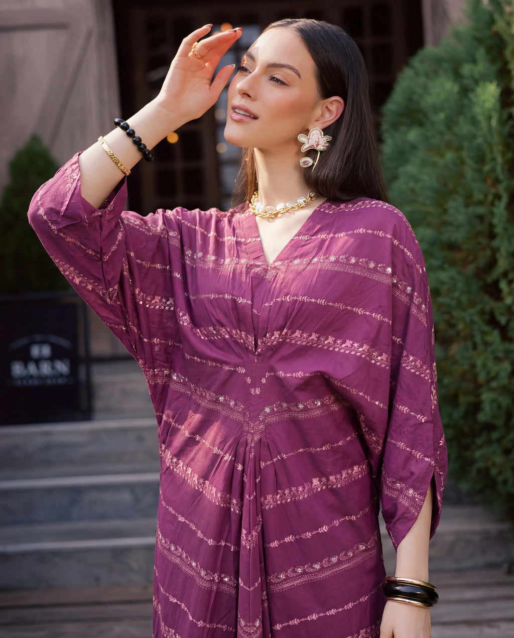 Ford Magenta Premium Fabric Pakistani Summer Dresses - Sahiba-clothing - 6