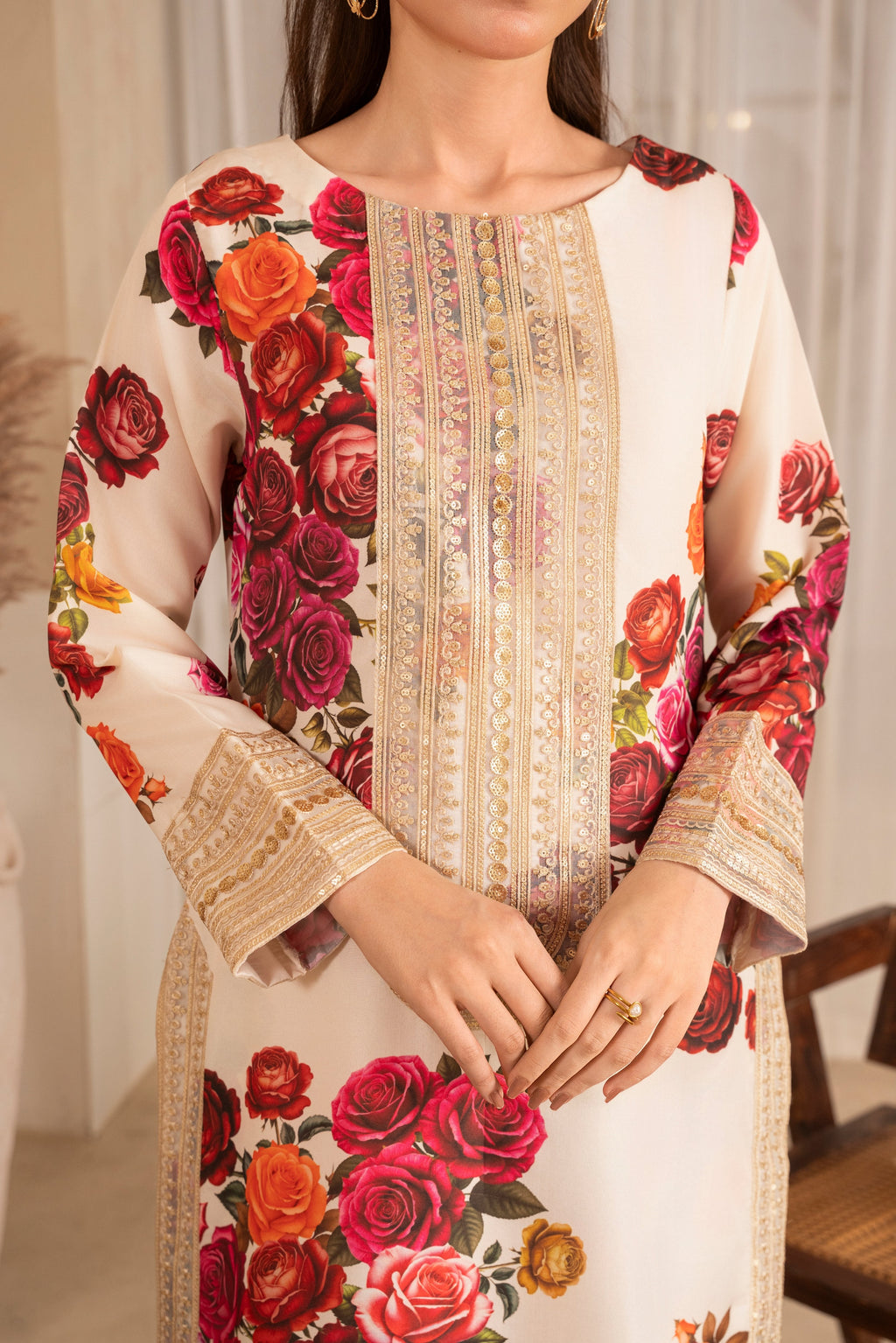 Ferdoos Premium Fabric Pakistani Formal Dresses - Sahiba-clothing - 2